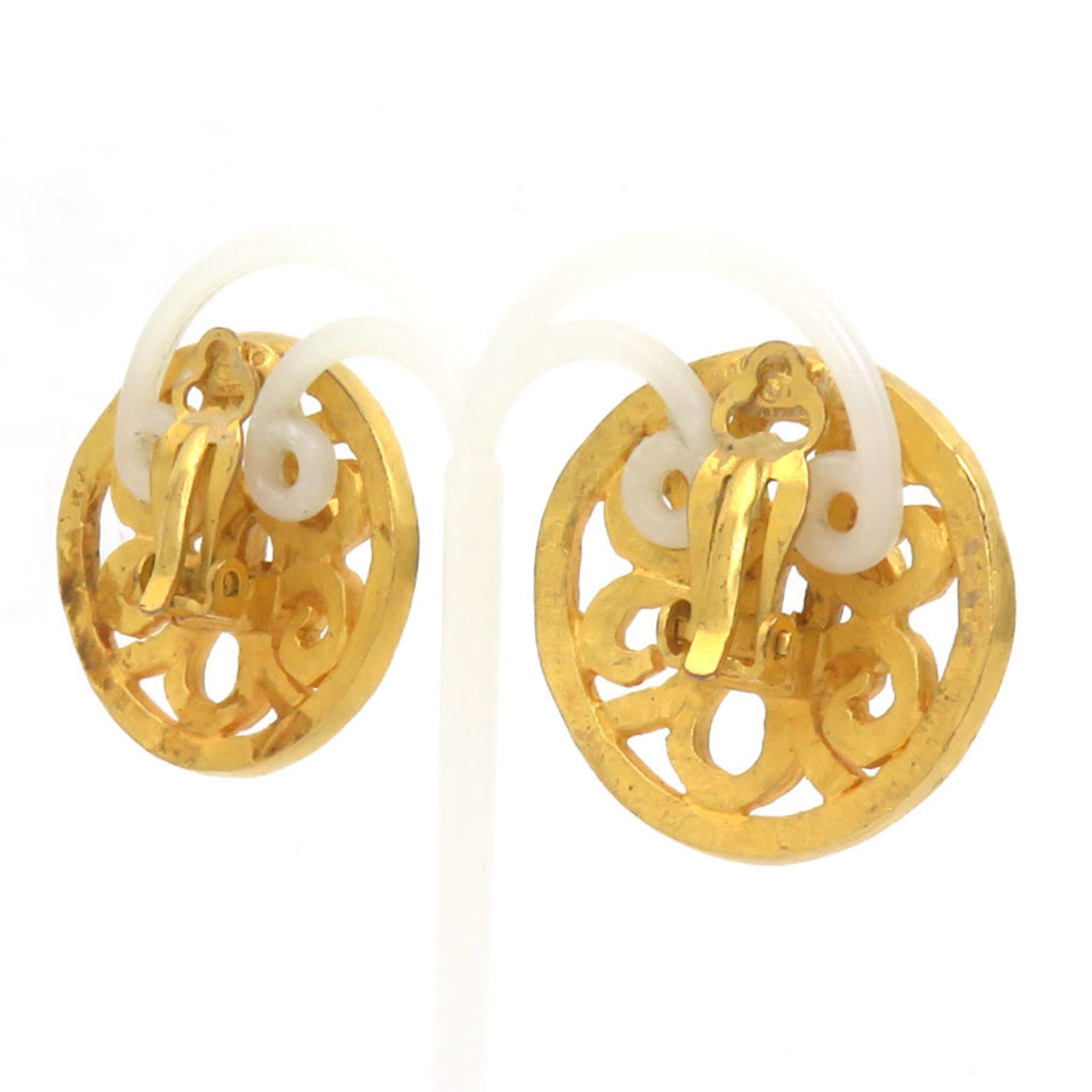 Clip-On Earrings Clip-On Gold-Tone Metal