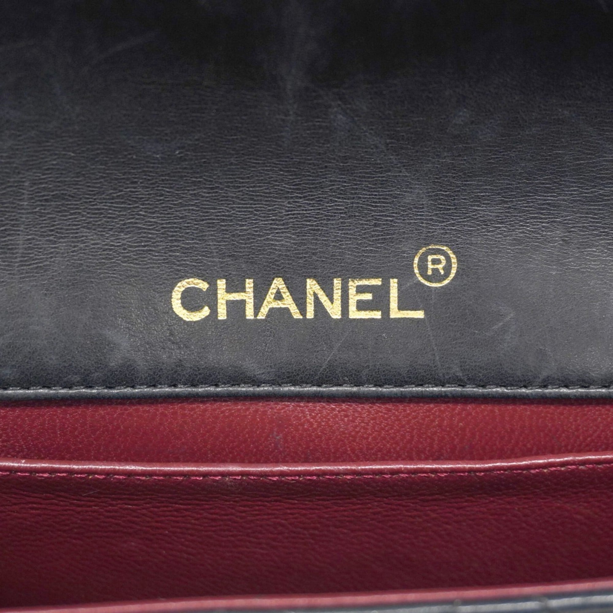 Vintage CC Chain Flap Bag Quilted Lambskin Mini