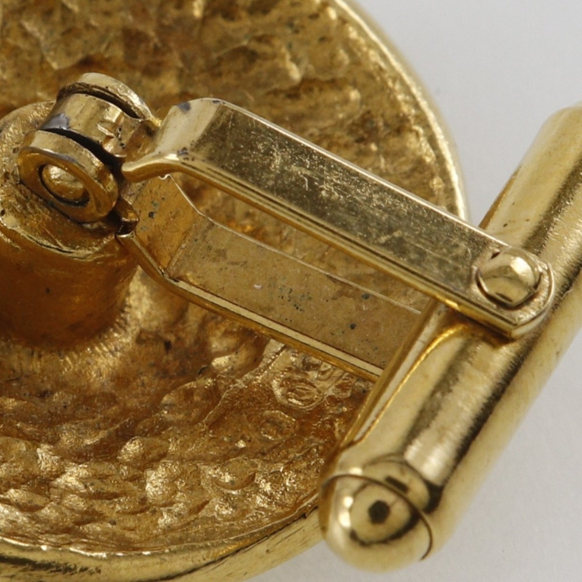 Flower Cufflinks Gold Plated Metal Bracelet