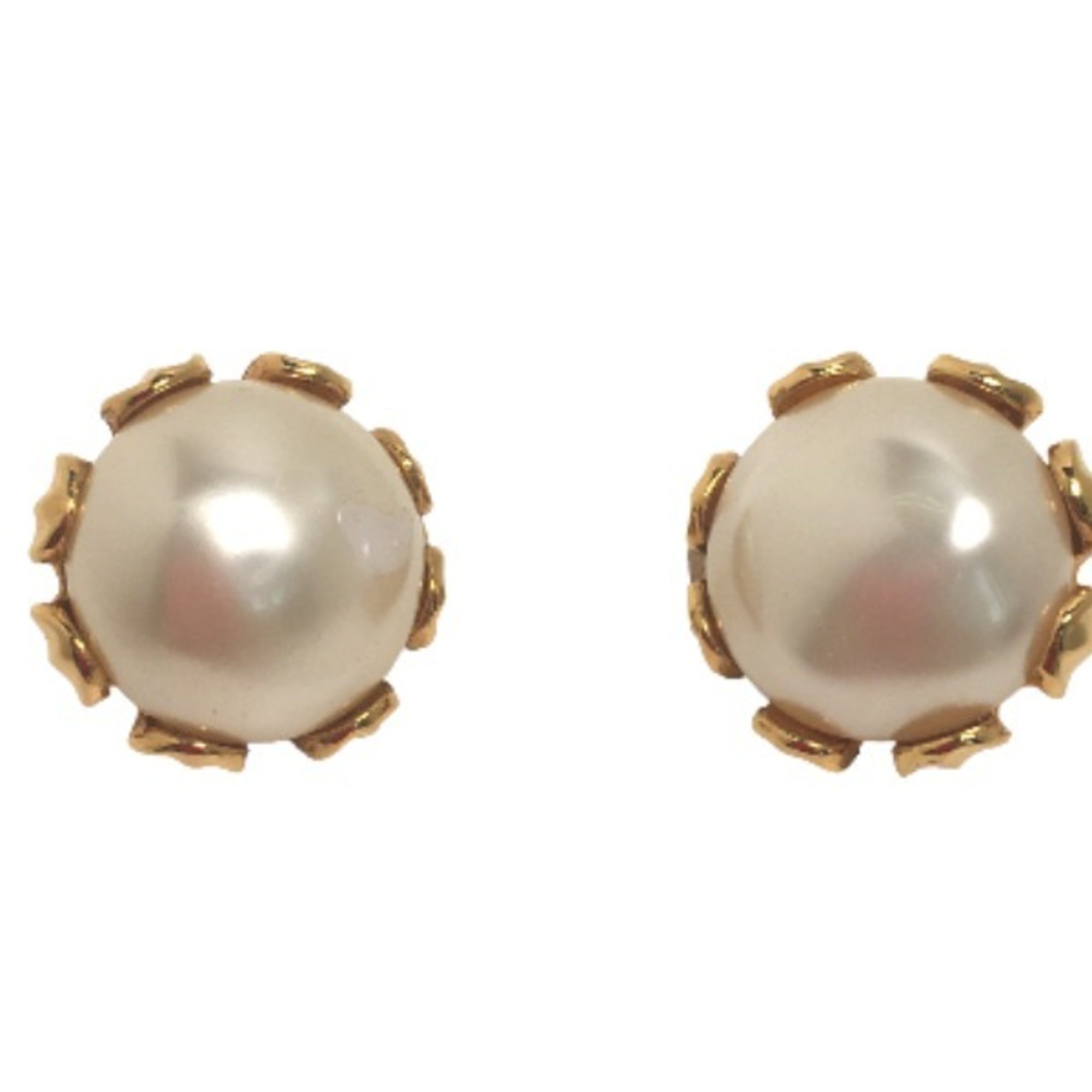 Clip-On Earrings Clip-On Gold-Tone Metal