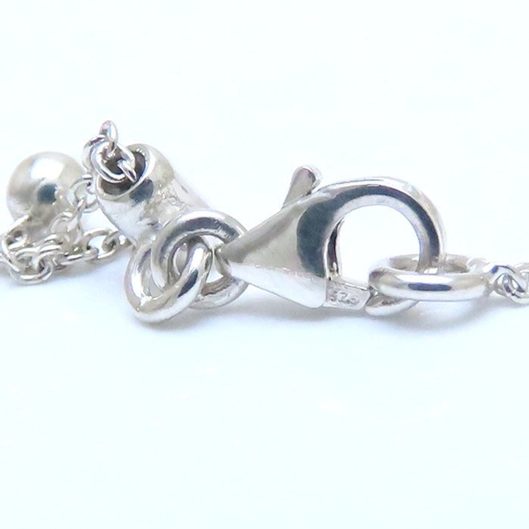 Teddy Bear Pendant Necklace Sterling Silver