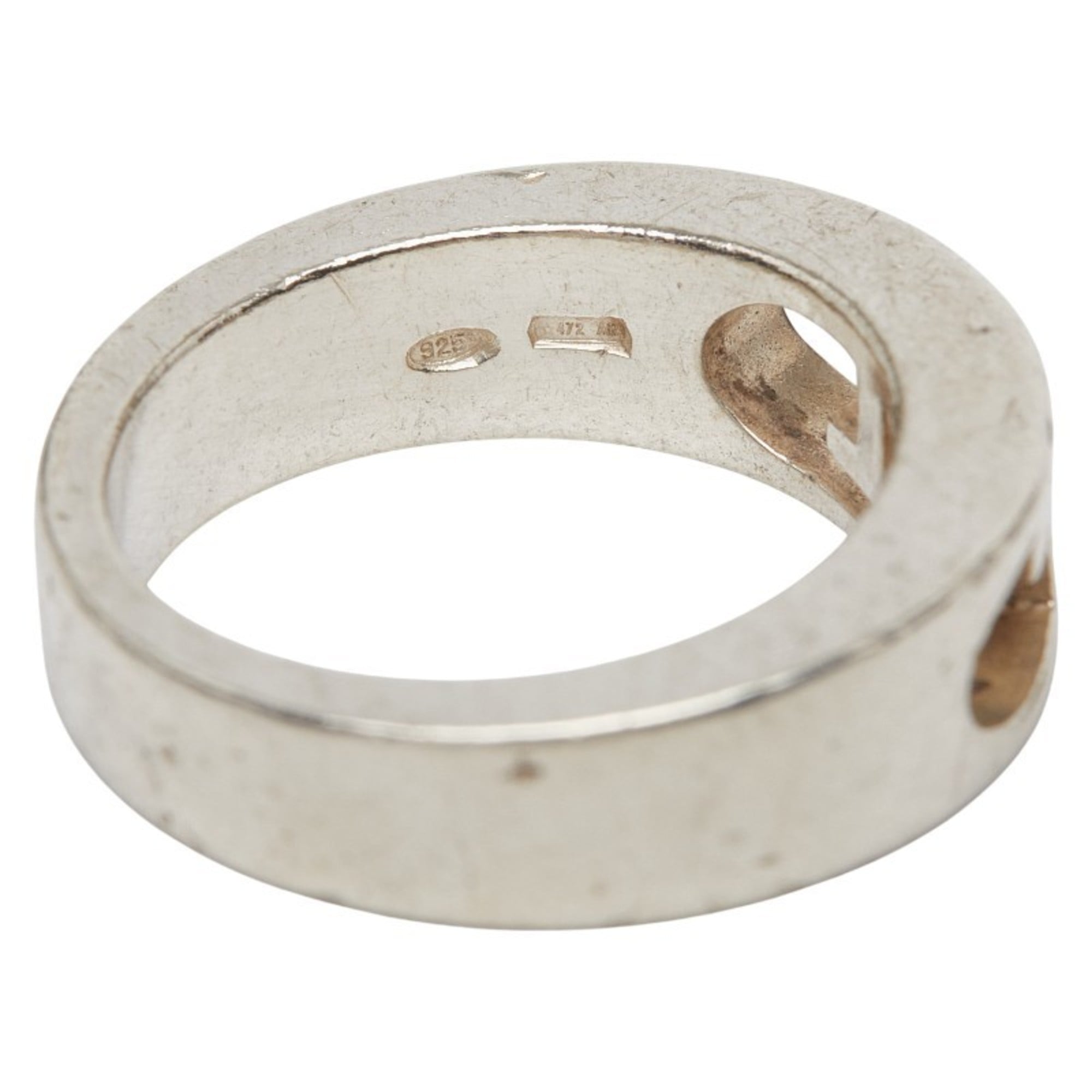 Double G Band Ring Sterling Silver