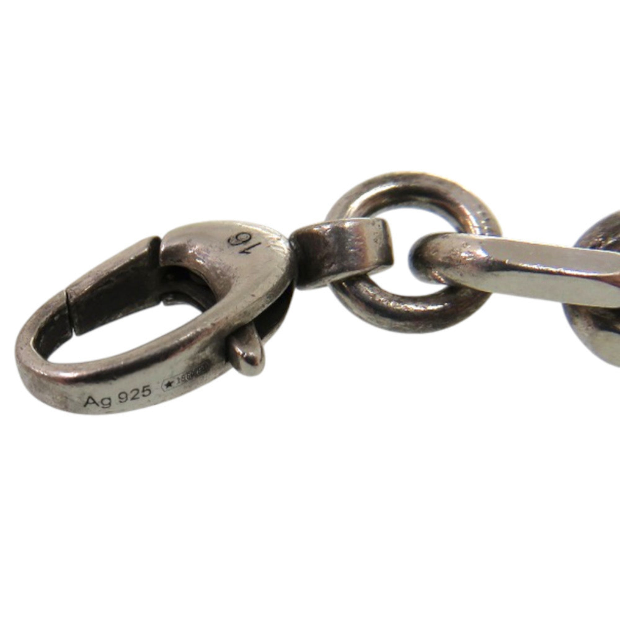 Interlocking Chain Bracelet Sterling Silver