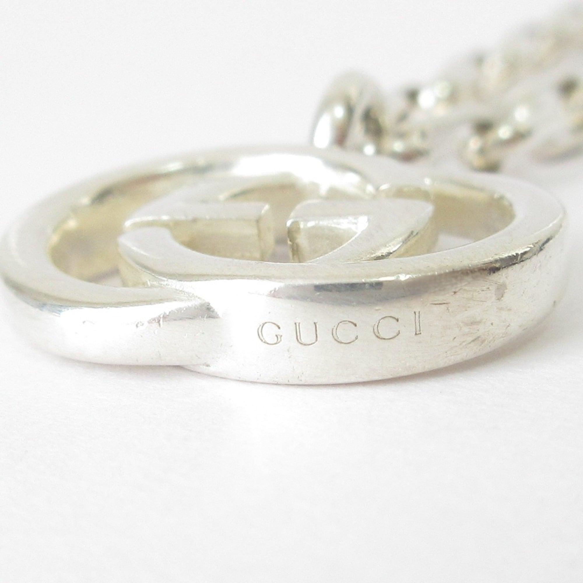 GG Interlocking Chain Bracelet Sterling Silver 19cm