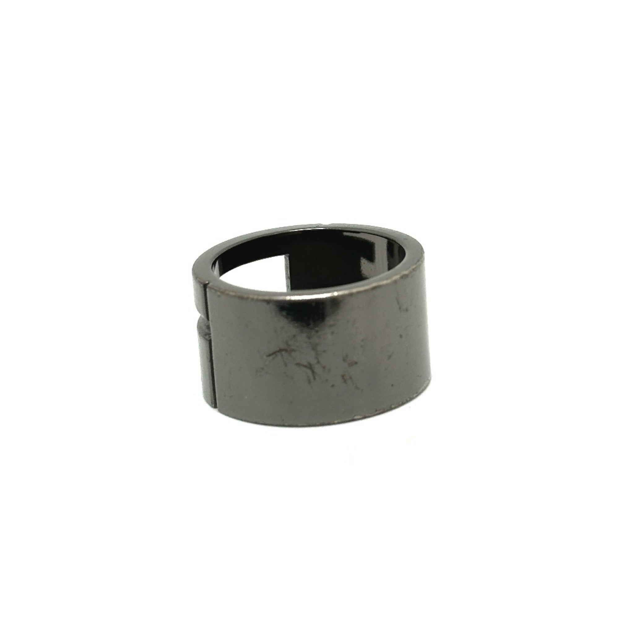 Ring Metal Black Silver