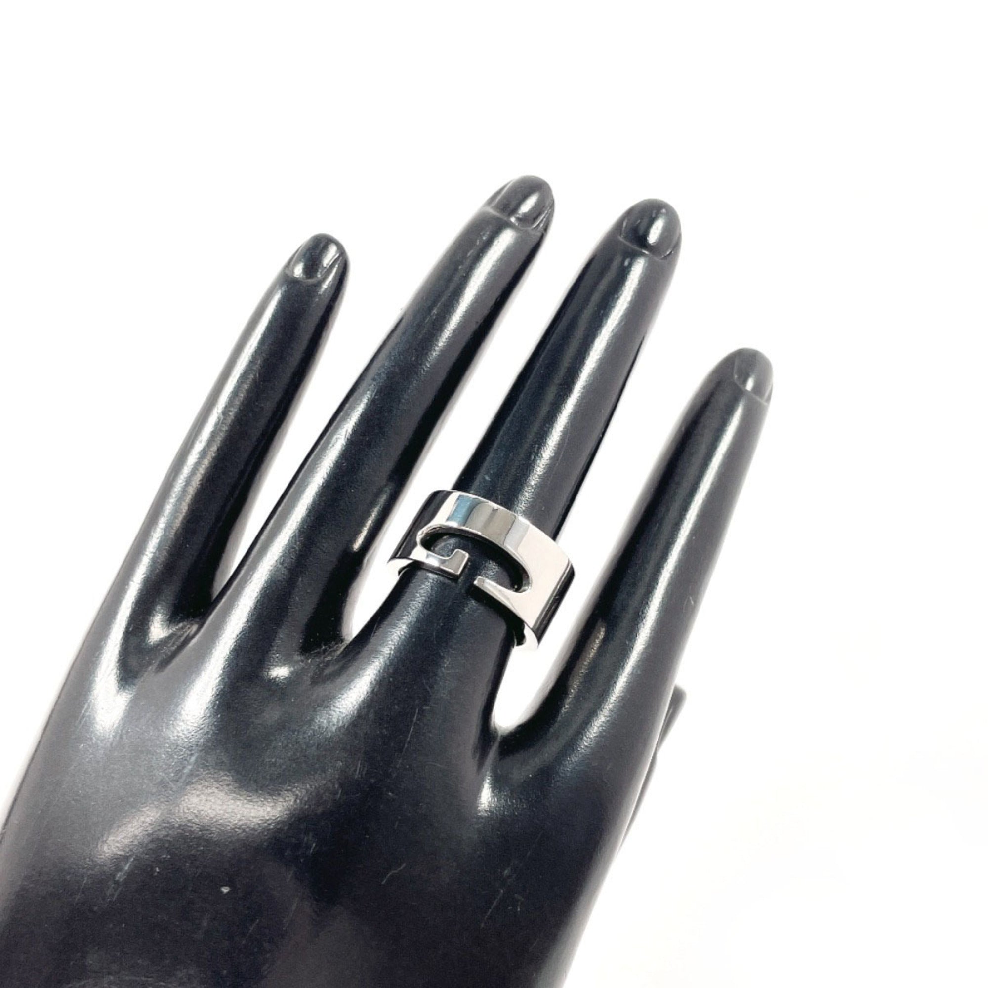 Cutout G Ring Sterling Silver