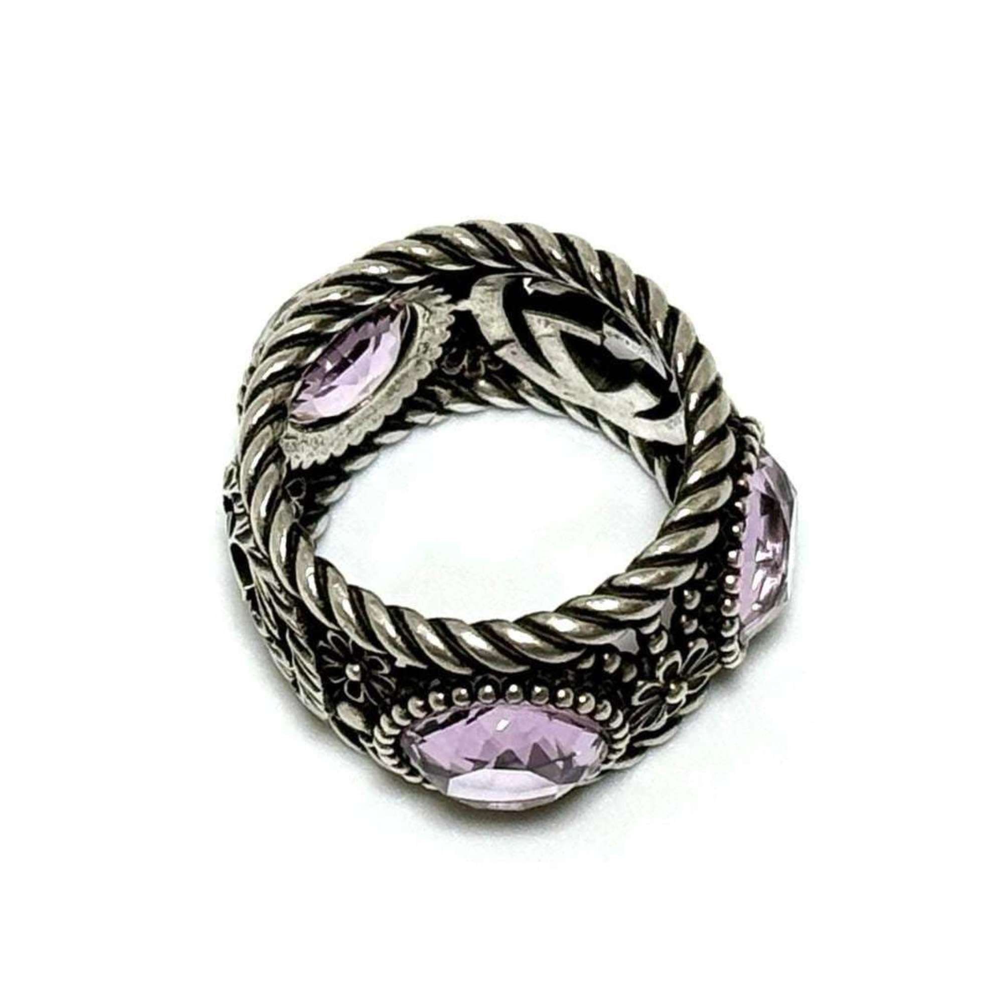 Ring Sterling Silver with Rhinestone
