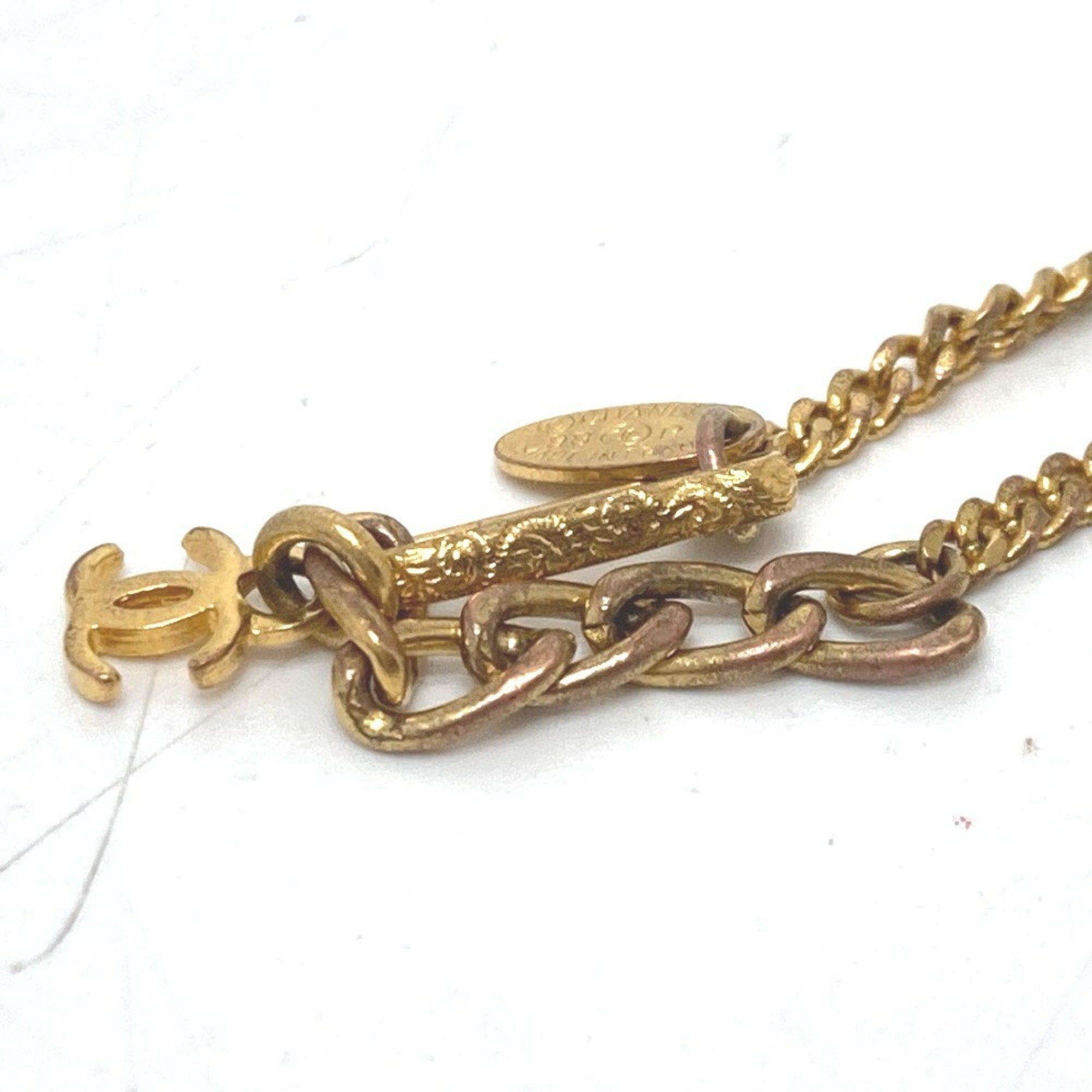 CC Logo Bracelet Gold-Tone Metal