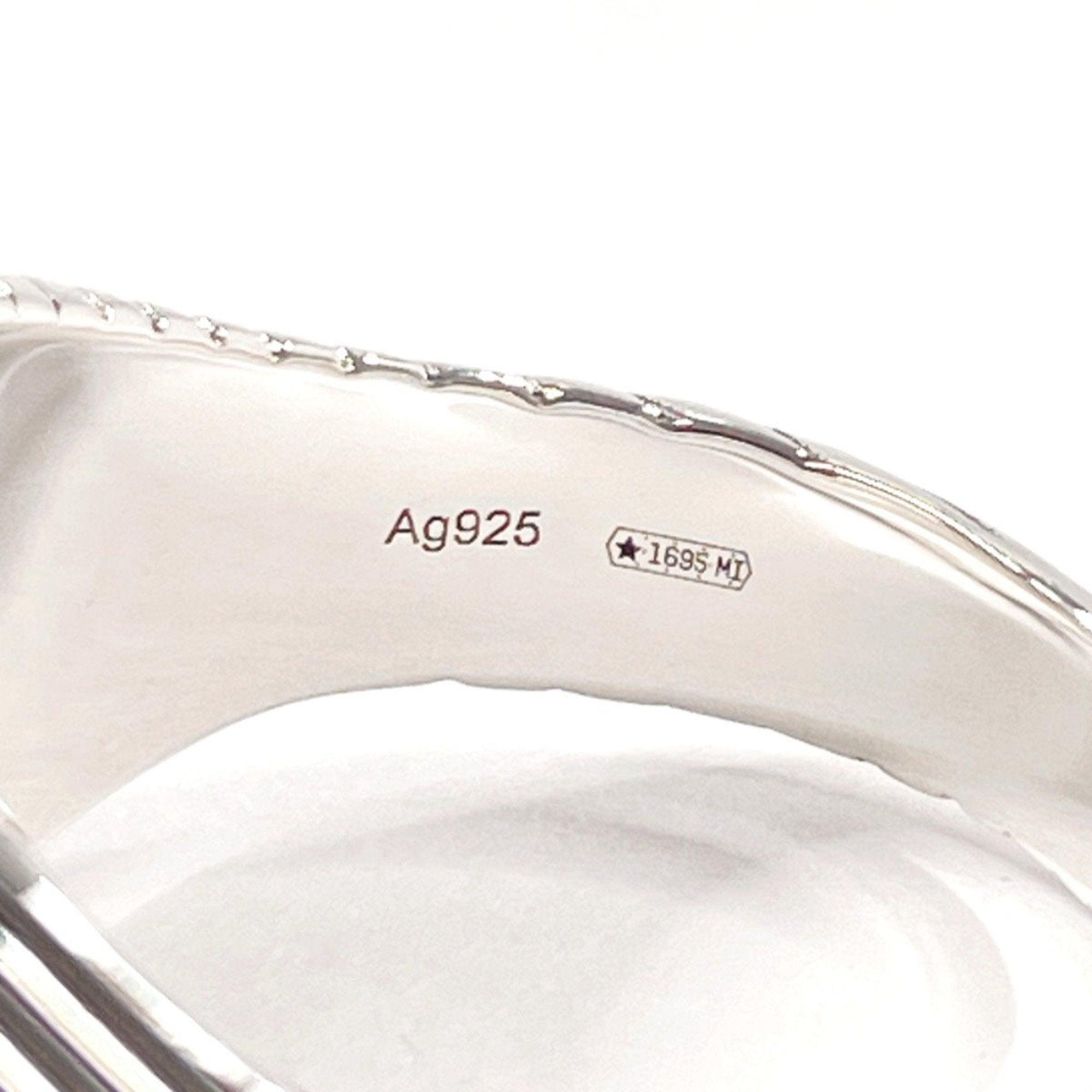 Double G Twist Ring Sterling Silver