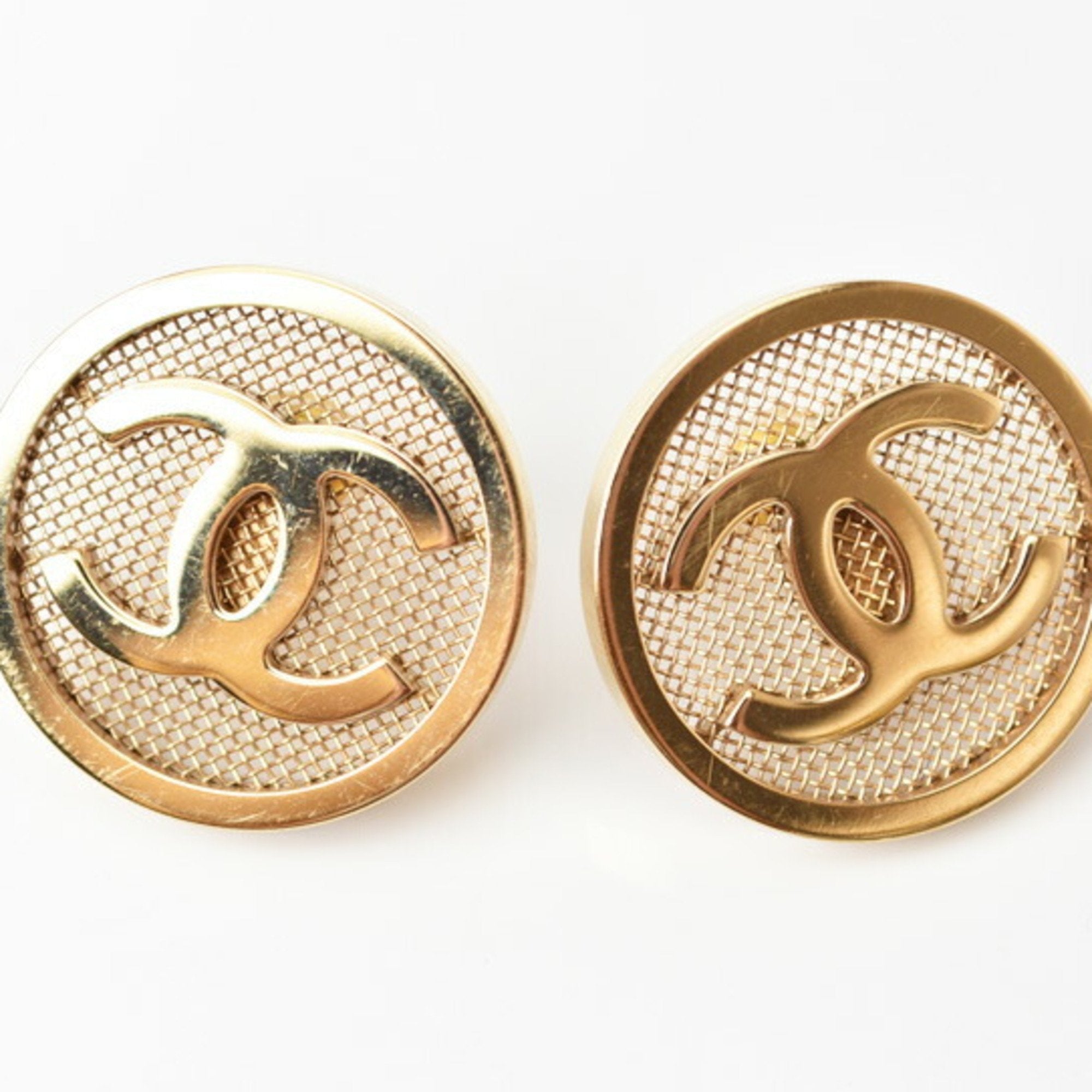 Earrings Gold-Tone Metal