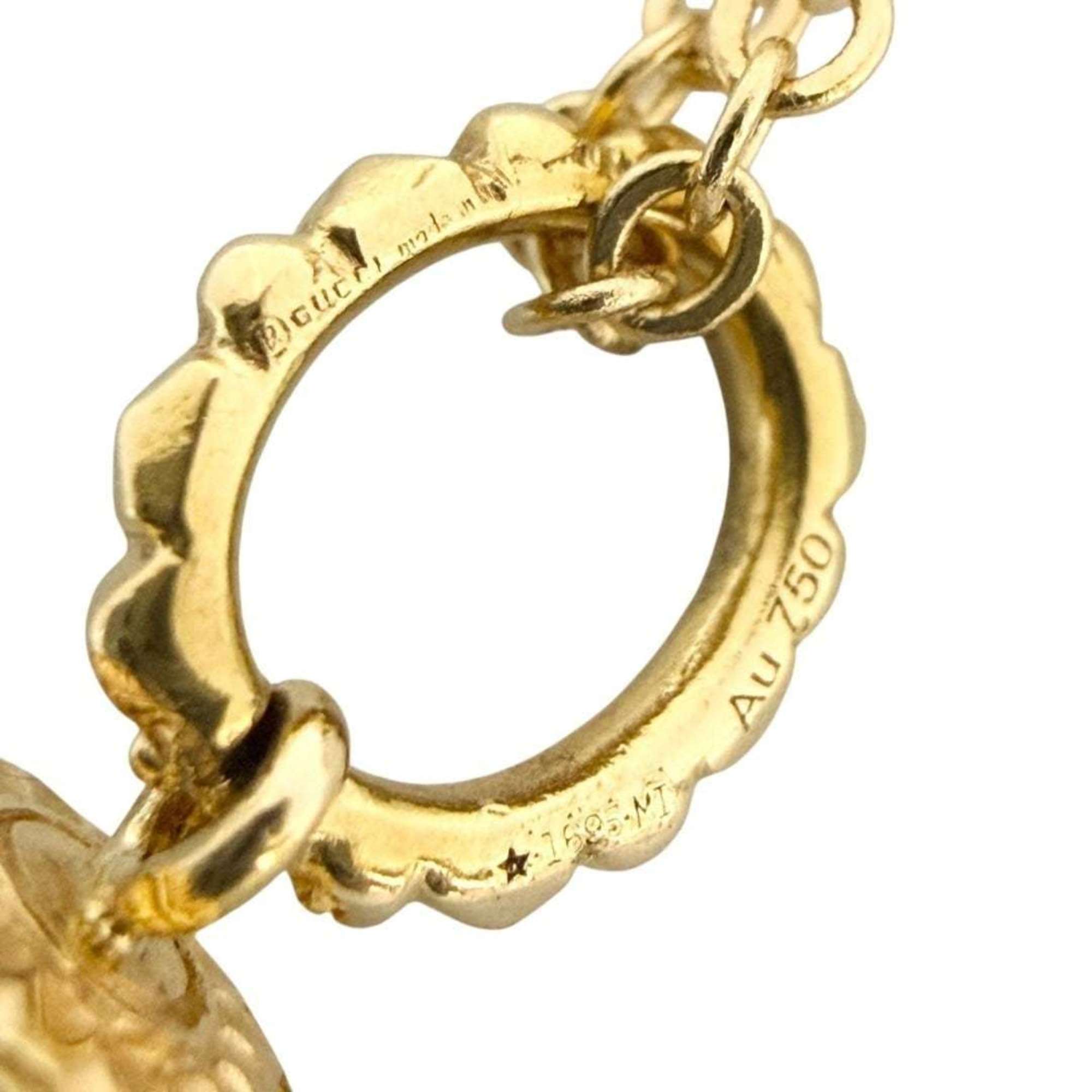 Pendant Necklace Metal and 18K Yellow Gold