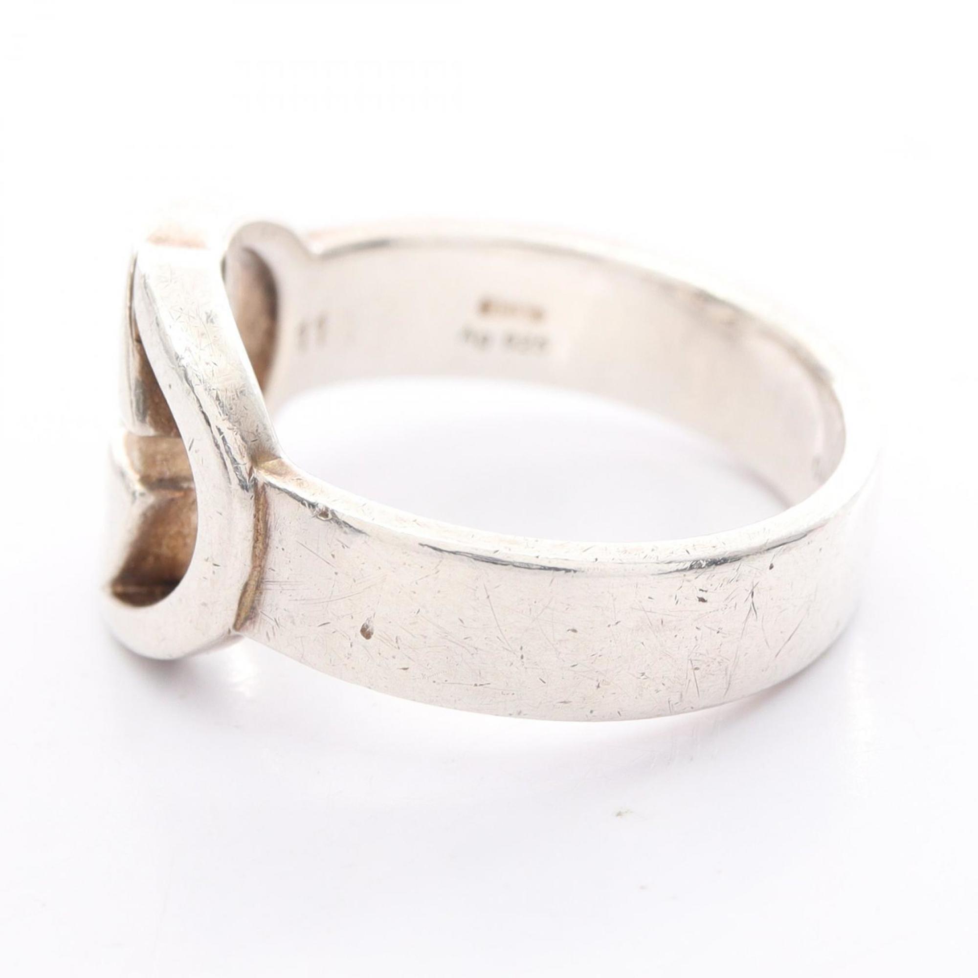 Interlocking G Ring Sterling Silver