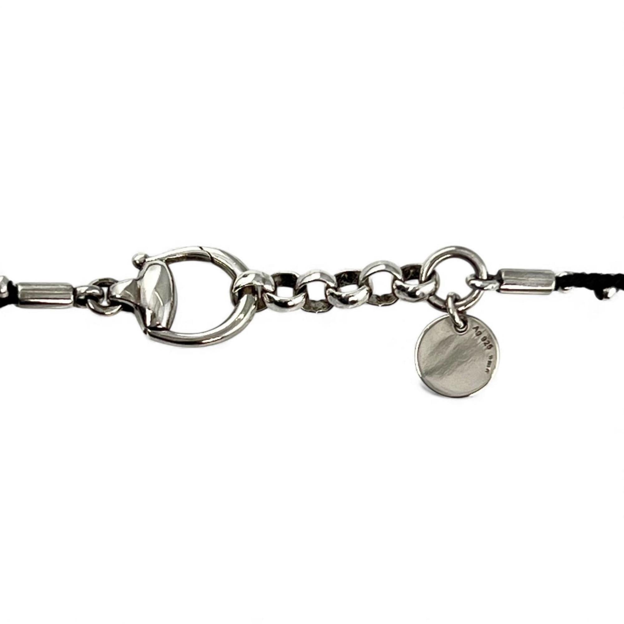 Horsebit Pendant Necklace Sterling Silver