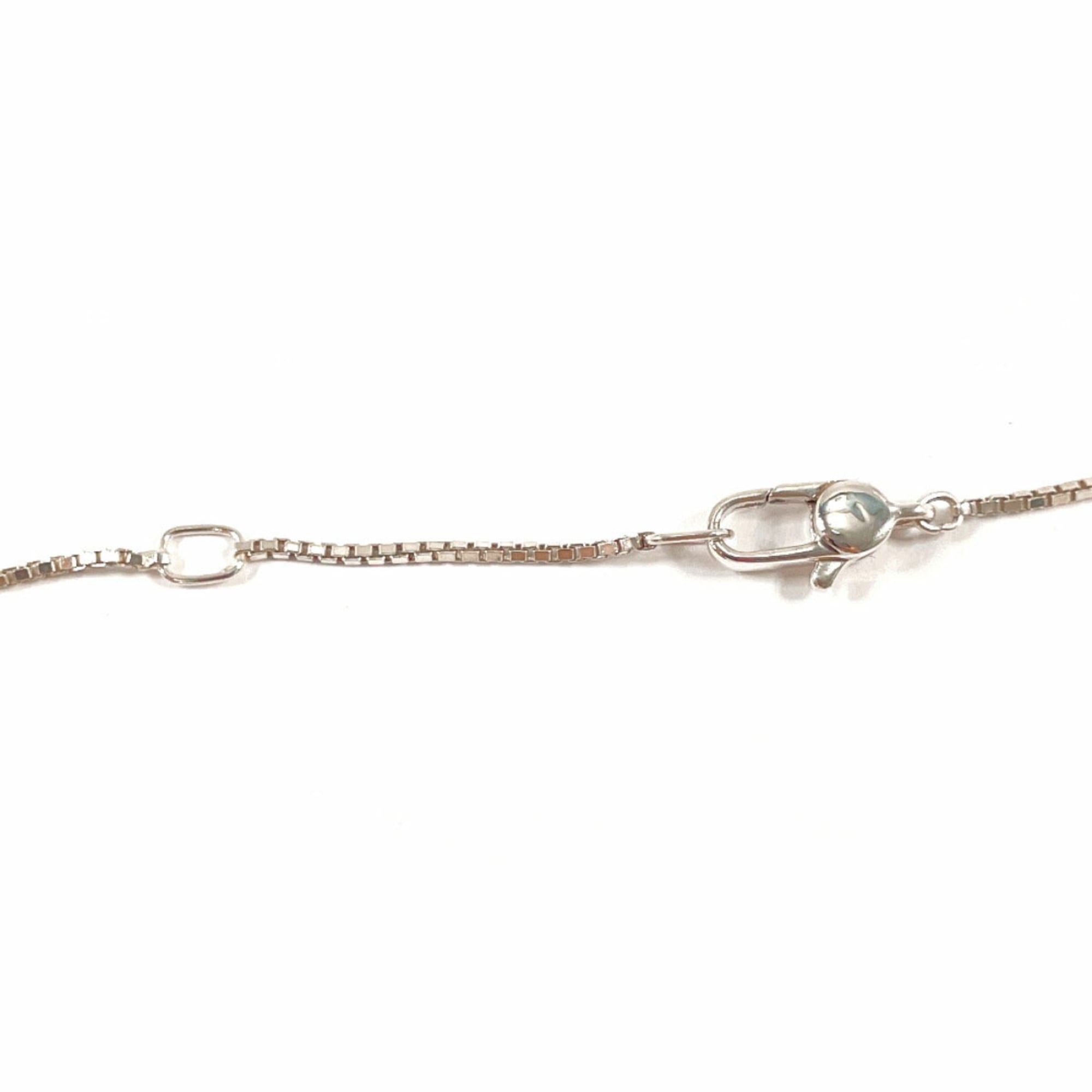 Ribbon Pendant Necklace Sterling Silver