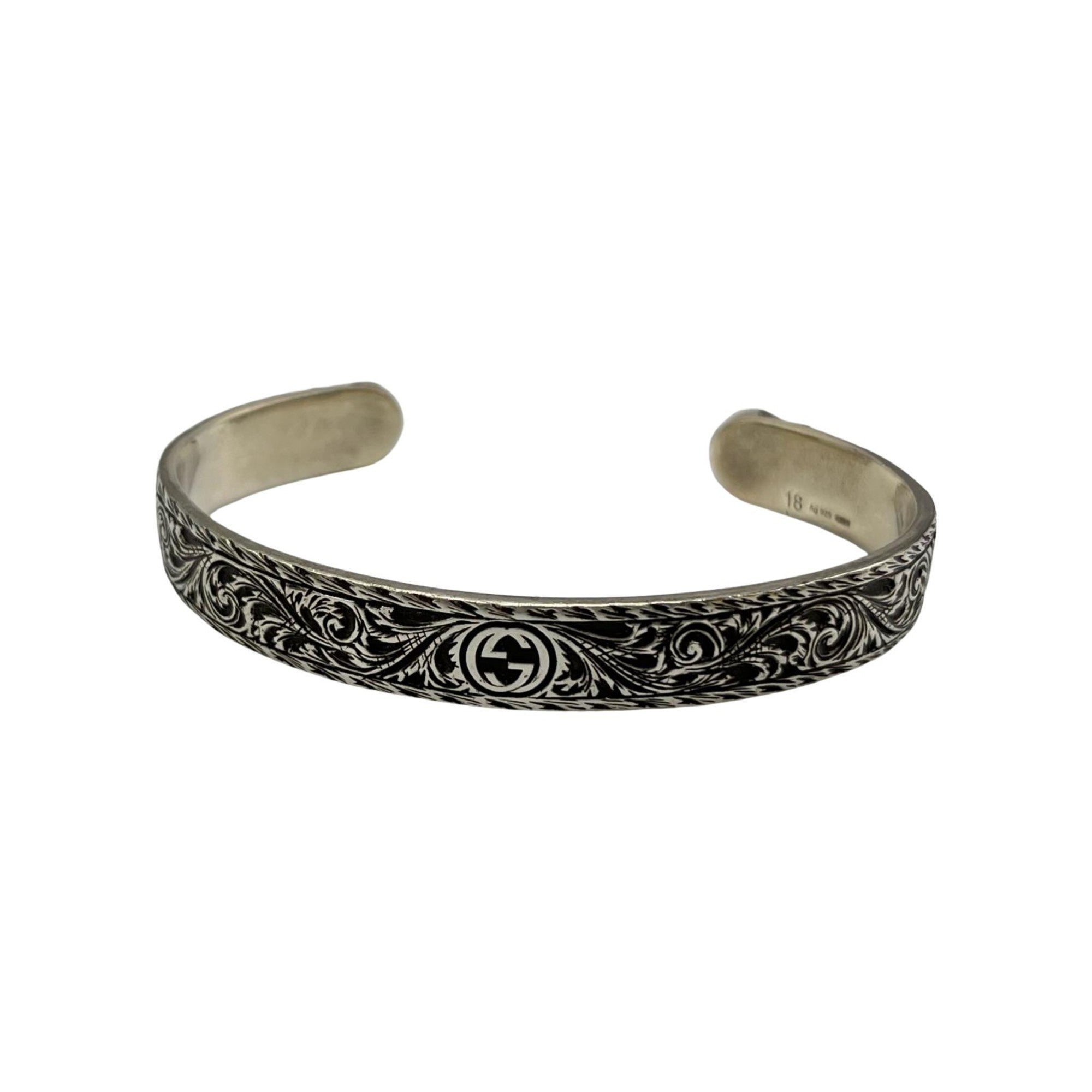 Interlocking Cat Head Tiger Head Bracelet Sterling Silver