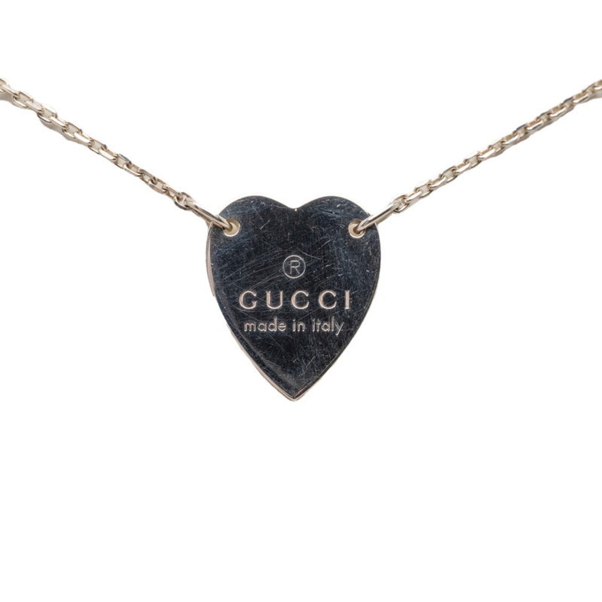 Trademark Heart Pendant Necklace Sterling Silver