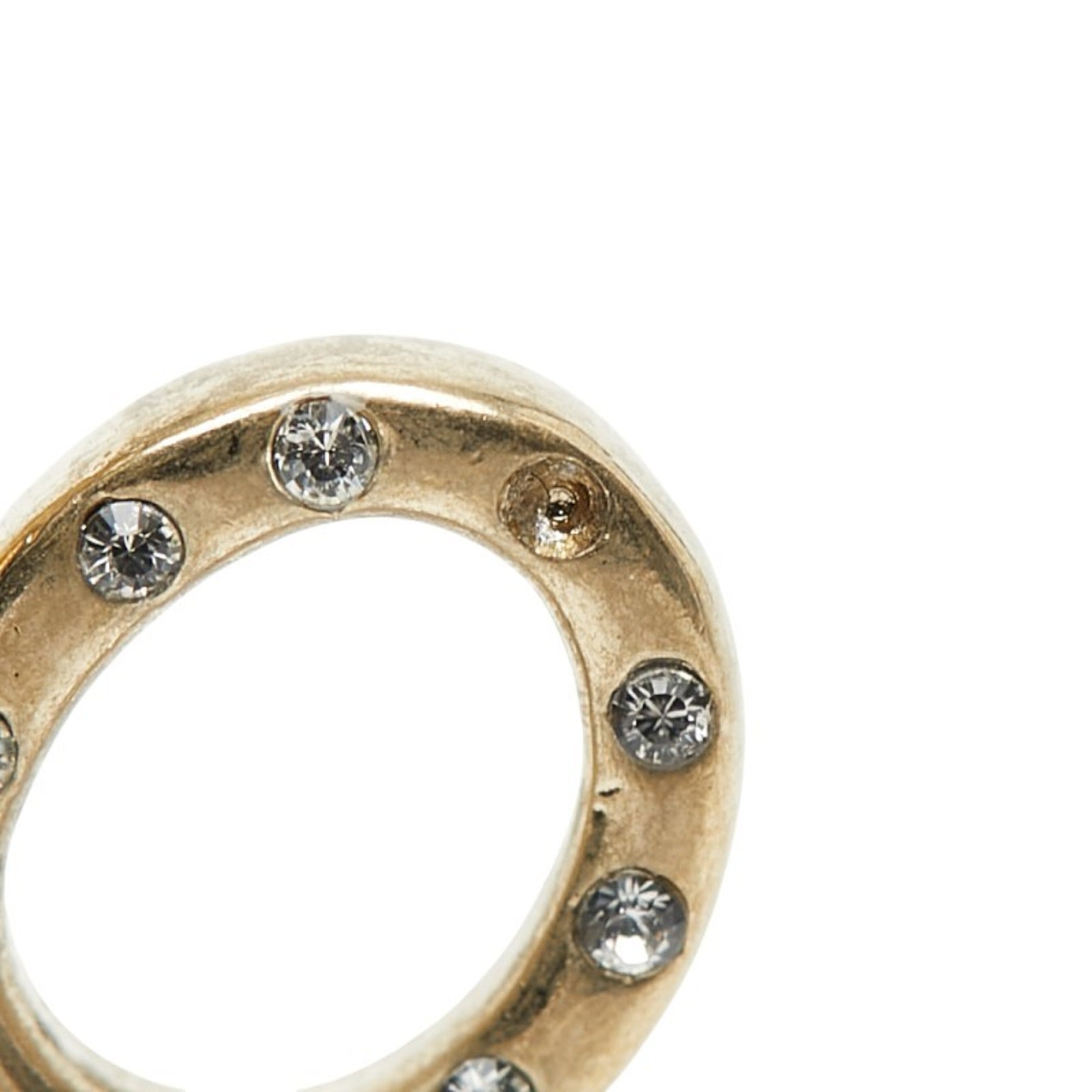 CC Logo Turnlock Earrings Metal Gold-Tone Metal