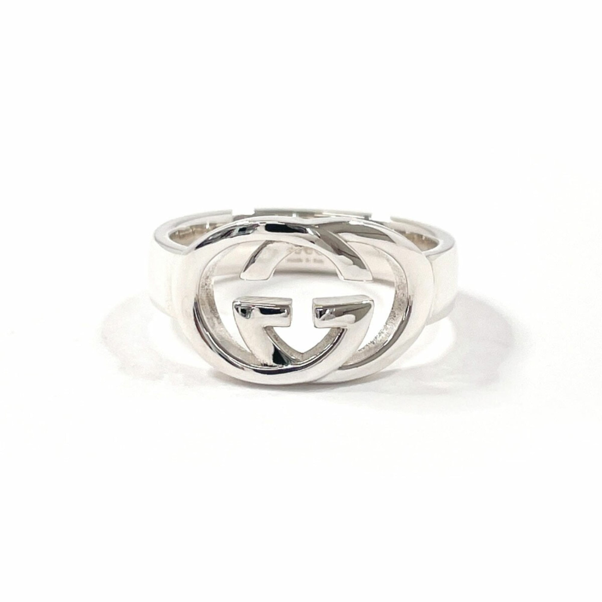 Interlocking G Ring Sterling Silver