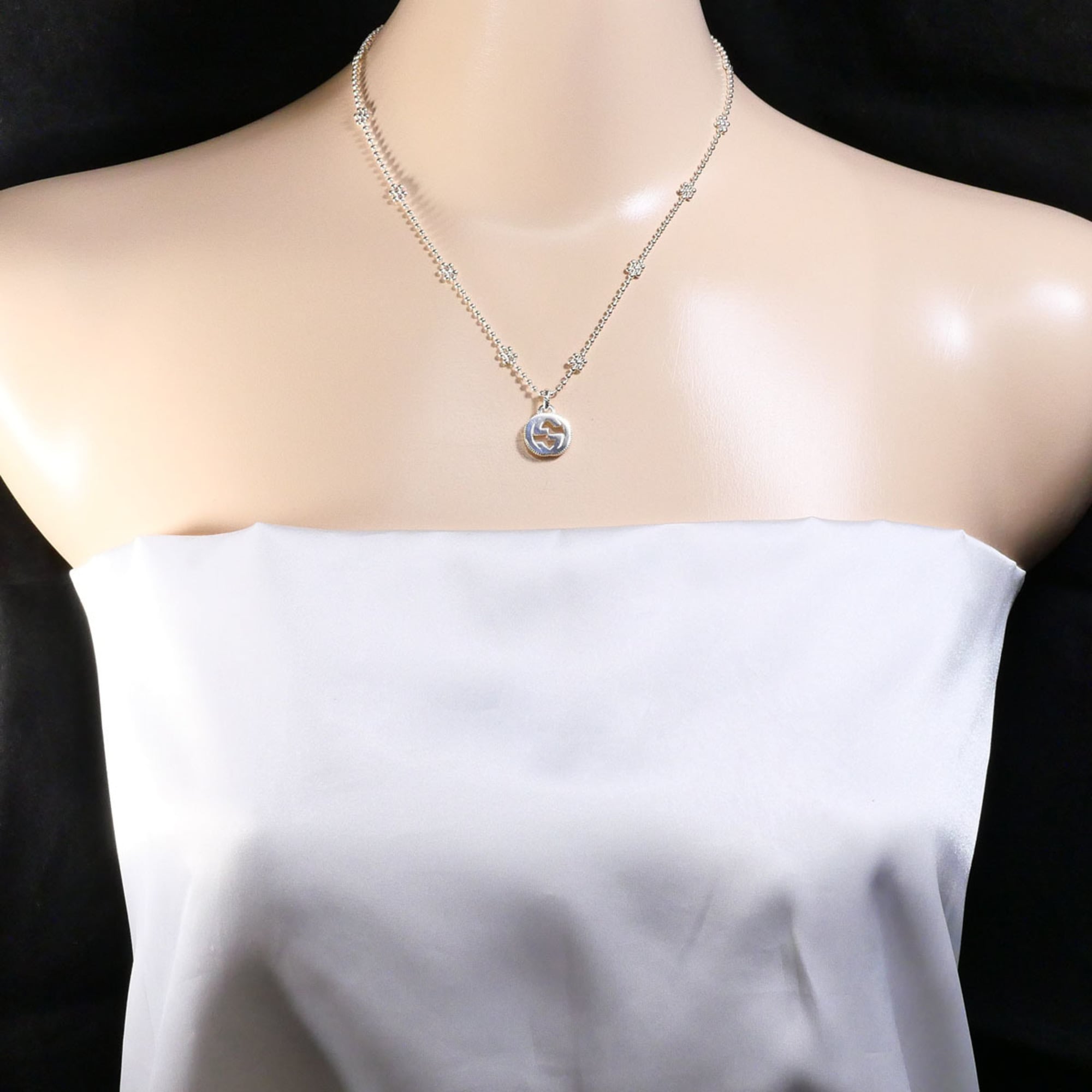 Pendant Necklace Sterling Silver 41cm