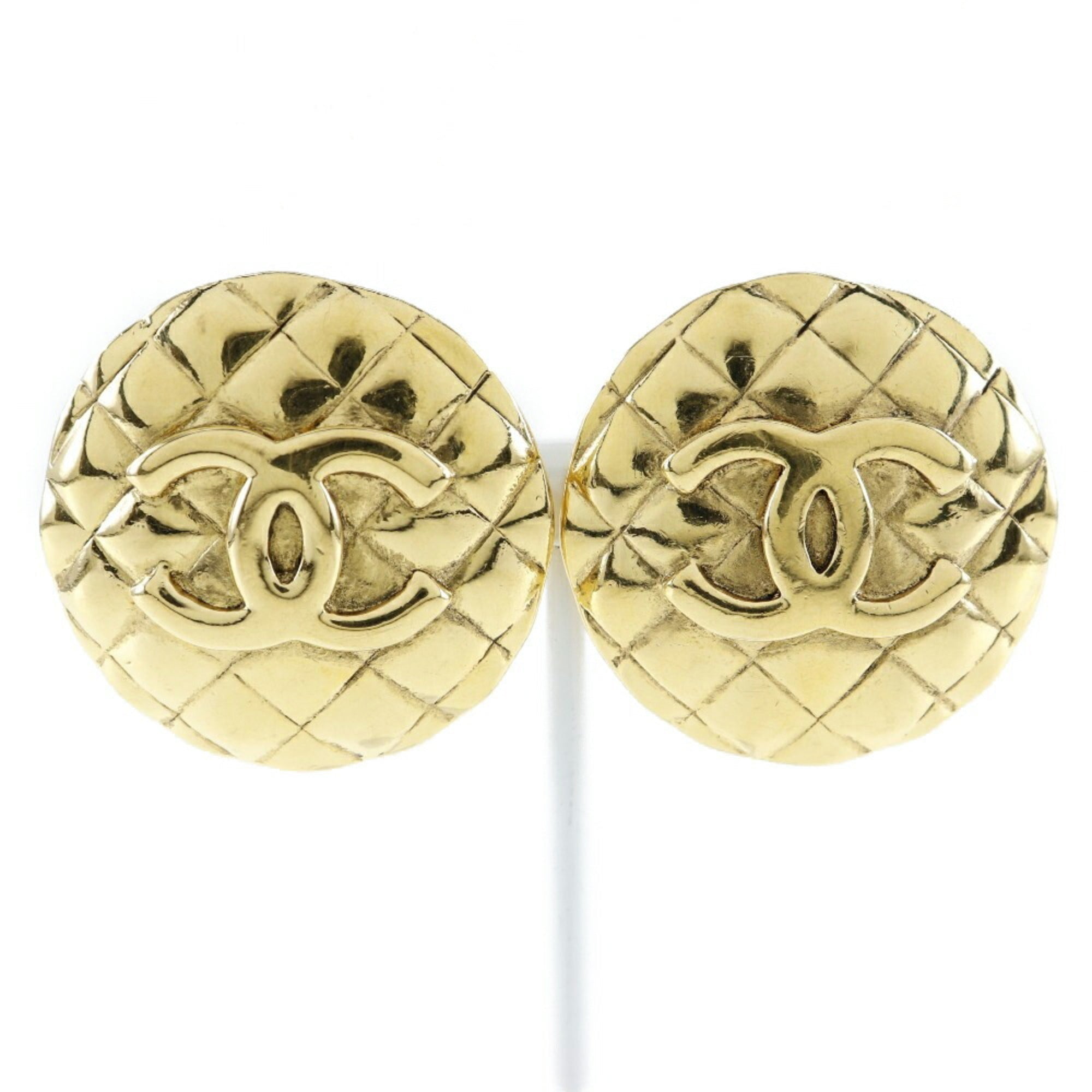 CC Logo Clip-On Earrings Metal