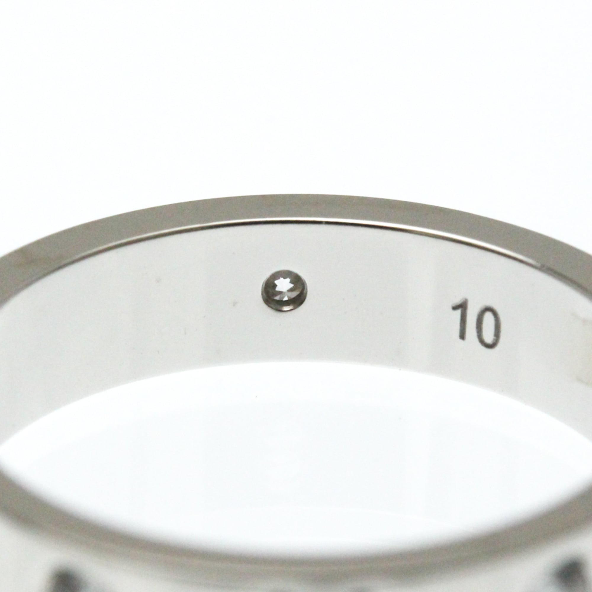 Band Ring 18K White Gold With Diamond