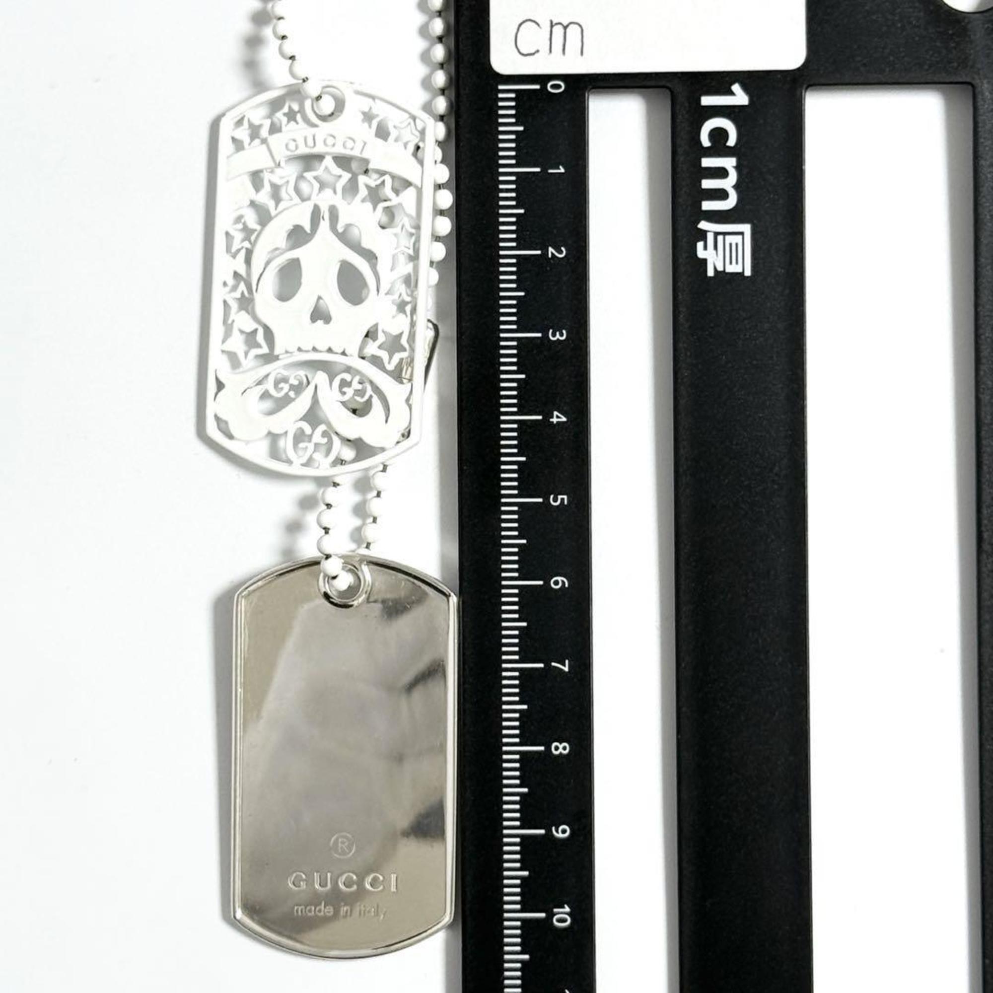 Dog Tag Pendant Necklace Sterling Silver
