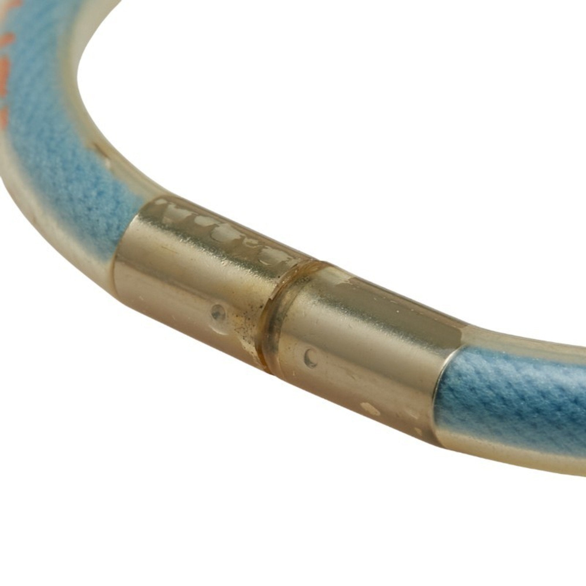 Bracelet Vinyl Blue and Gold