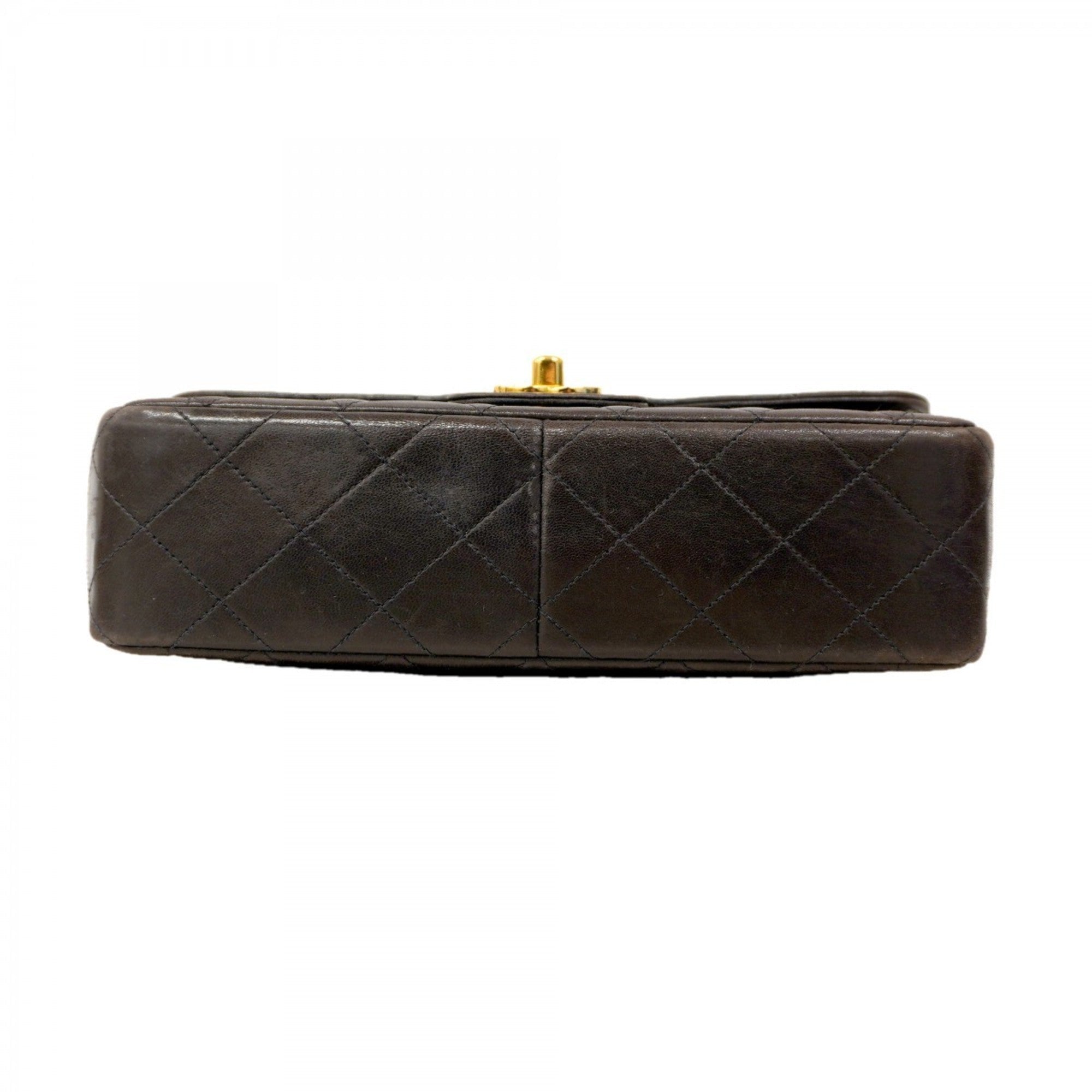Vintage CC Chain Flap Bag Quilted Lambskin Small