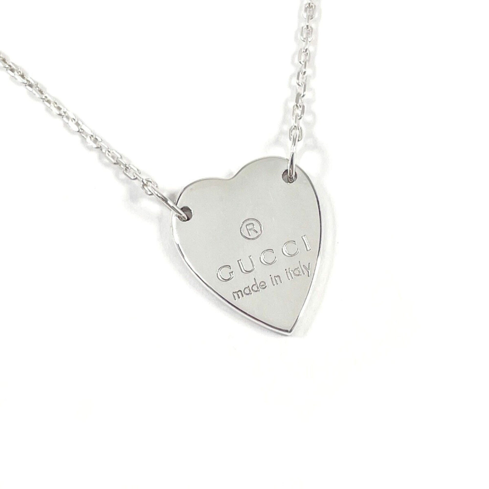 Trademark Heart Pendant Necklace Sterling Silver