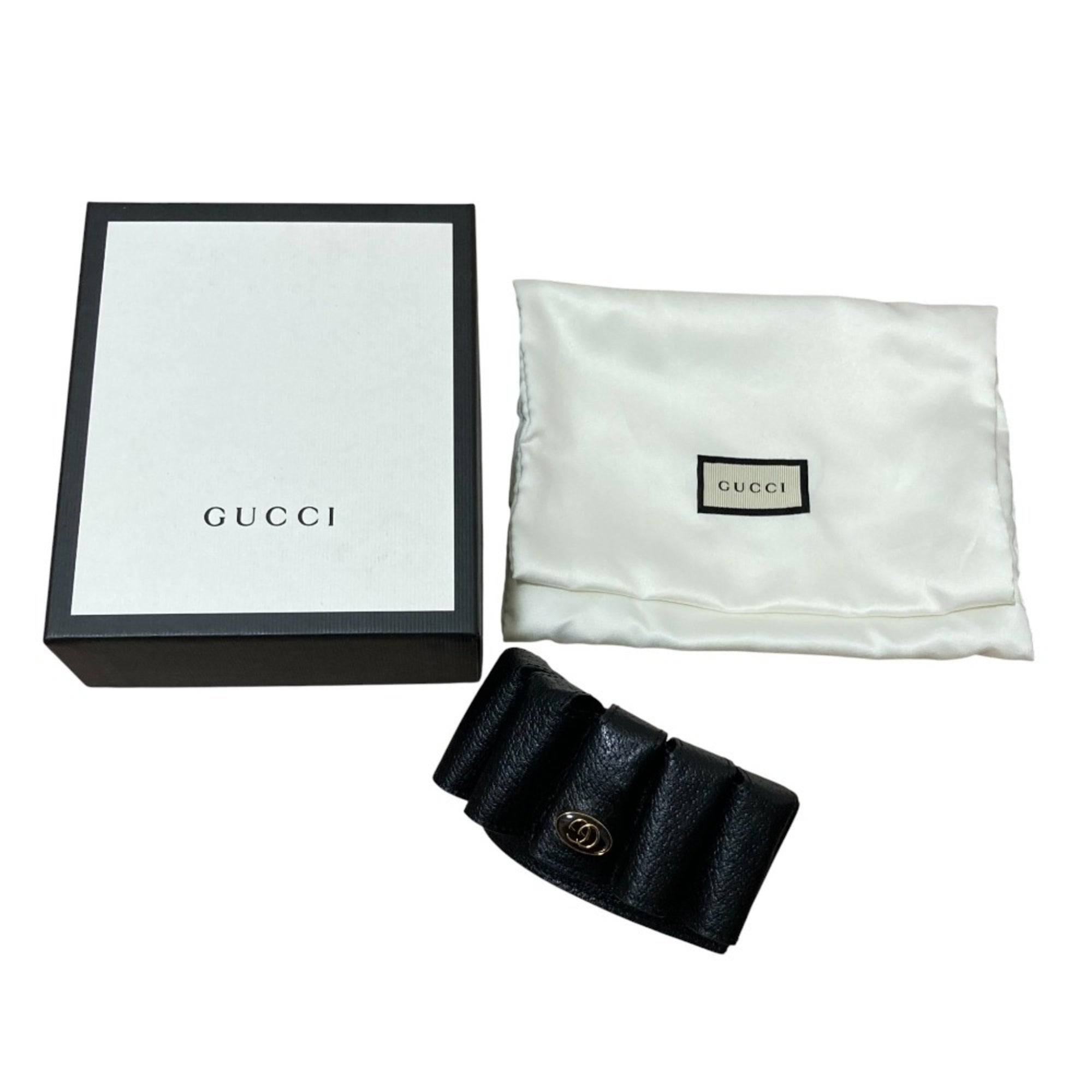 Leather Bracelet Lipstick Case Black