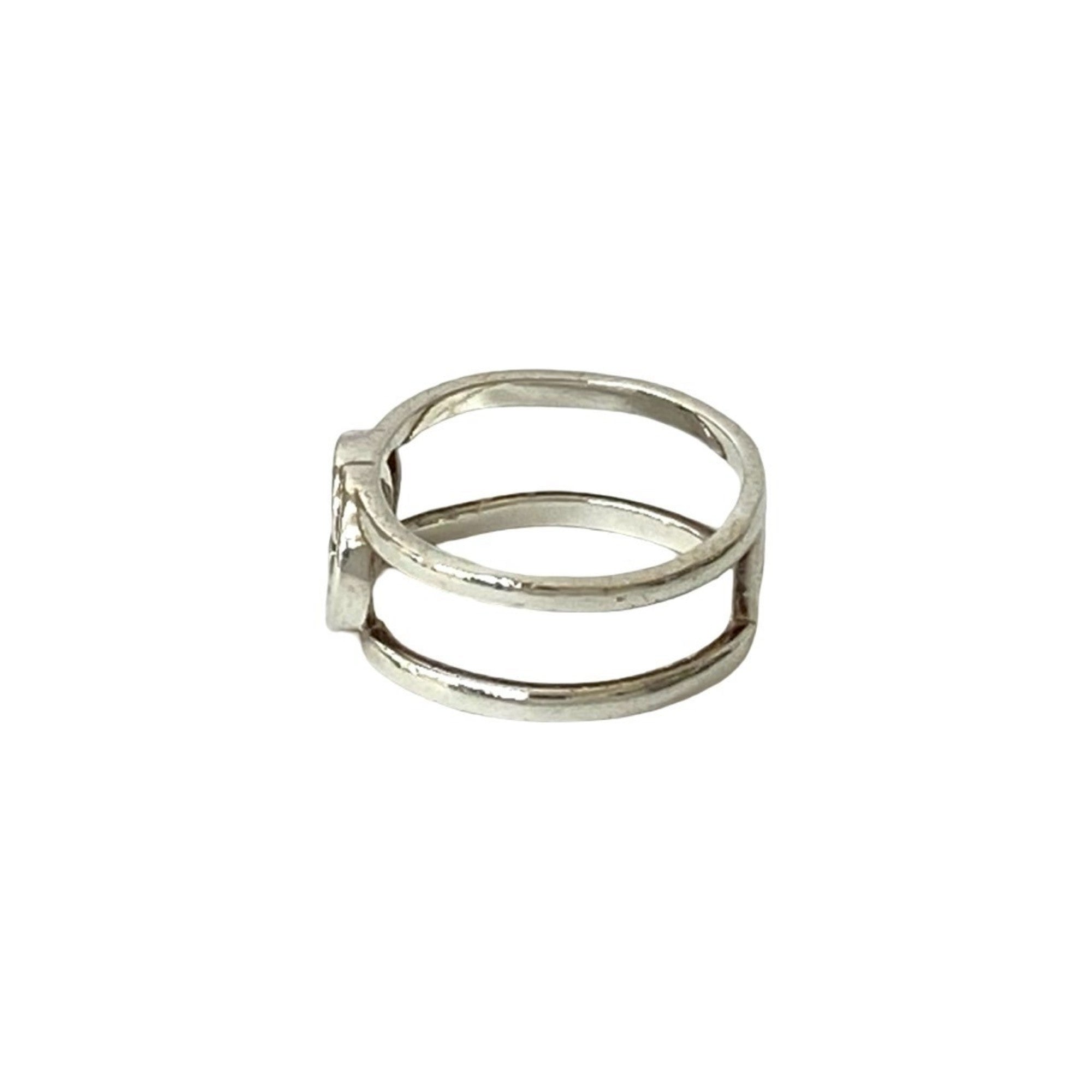 Interlocking G Ring Sterling Silver