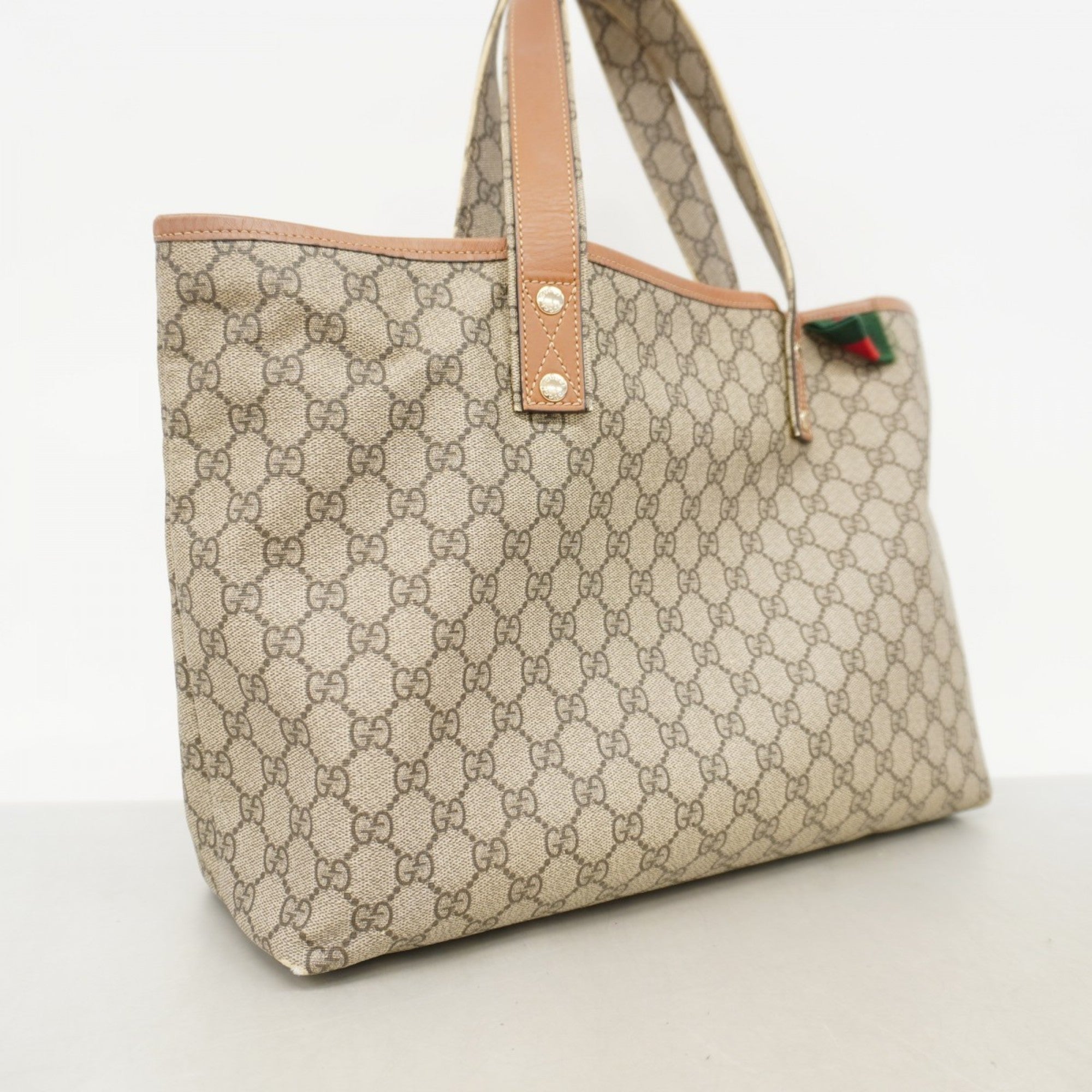 Web Loop Tote GG Coated Canvas Medium