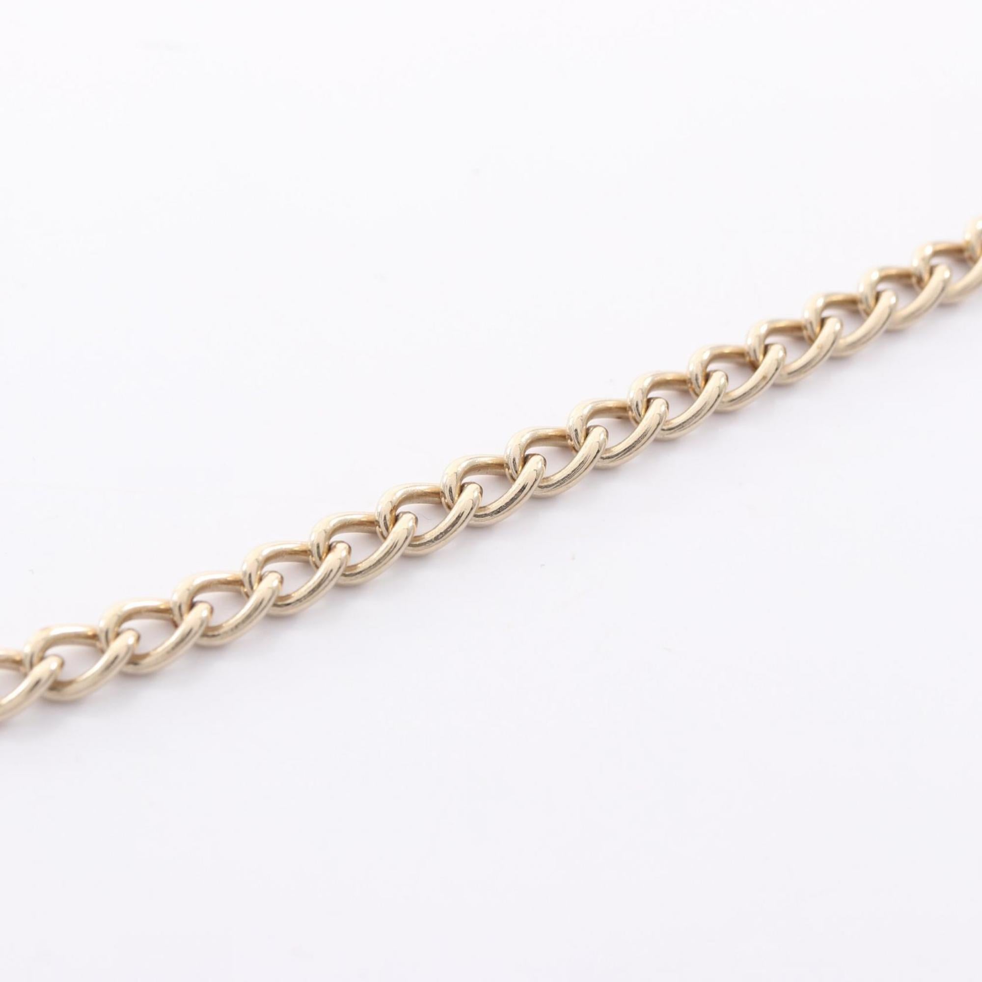 CC Logo Pendant Necklace Metal