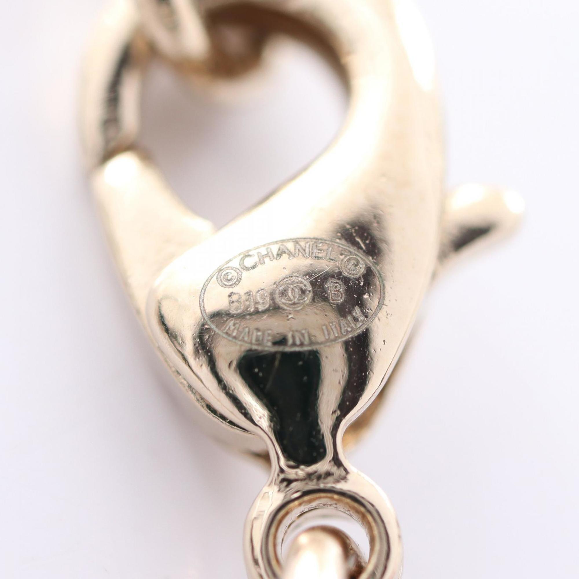 CC Logo Pendant Necklace Metal