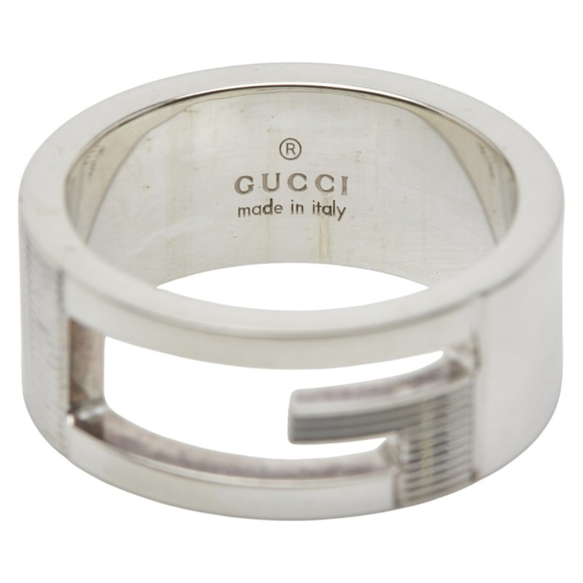 Cutout G Ring Sterling Silver
