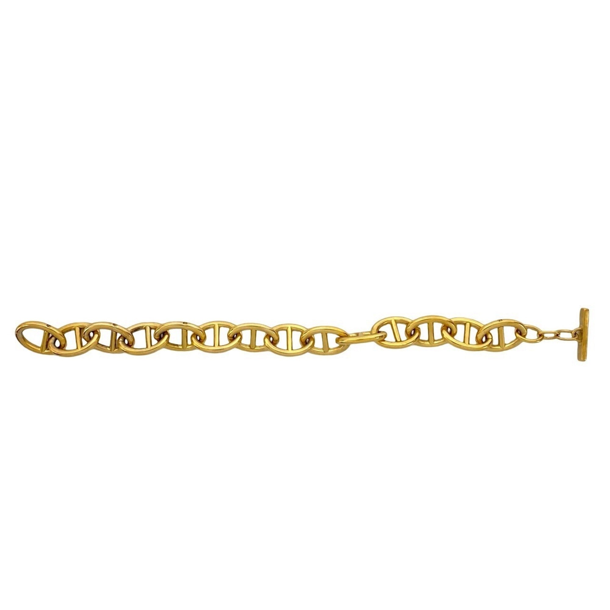 Anchor Chain Bracelet Gold