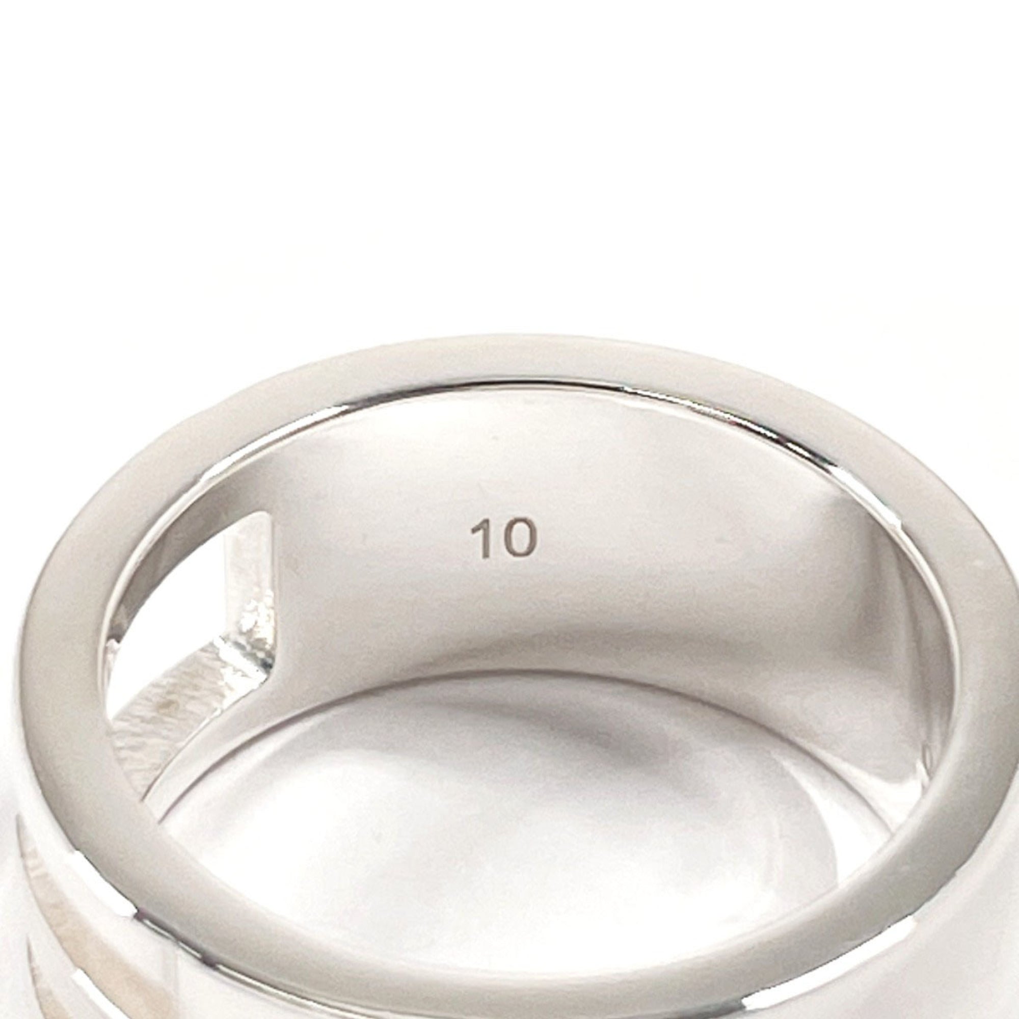 Cutout G Band Ring Sterling Silver