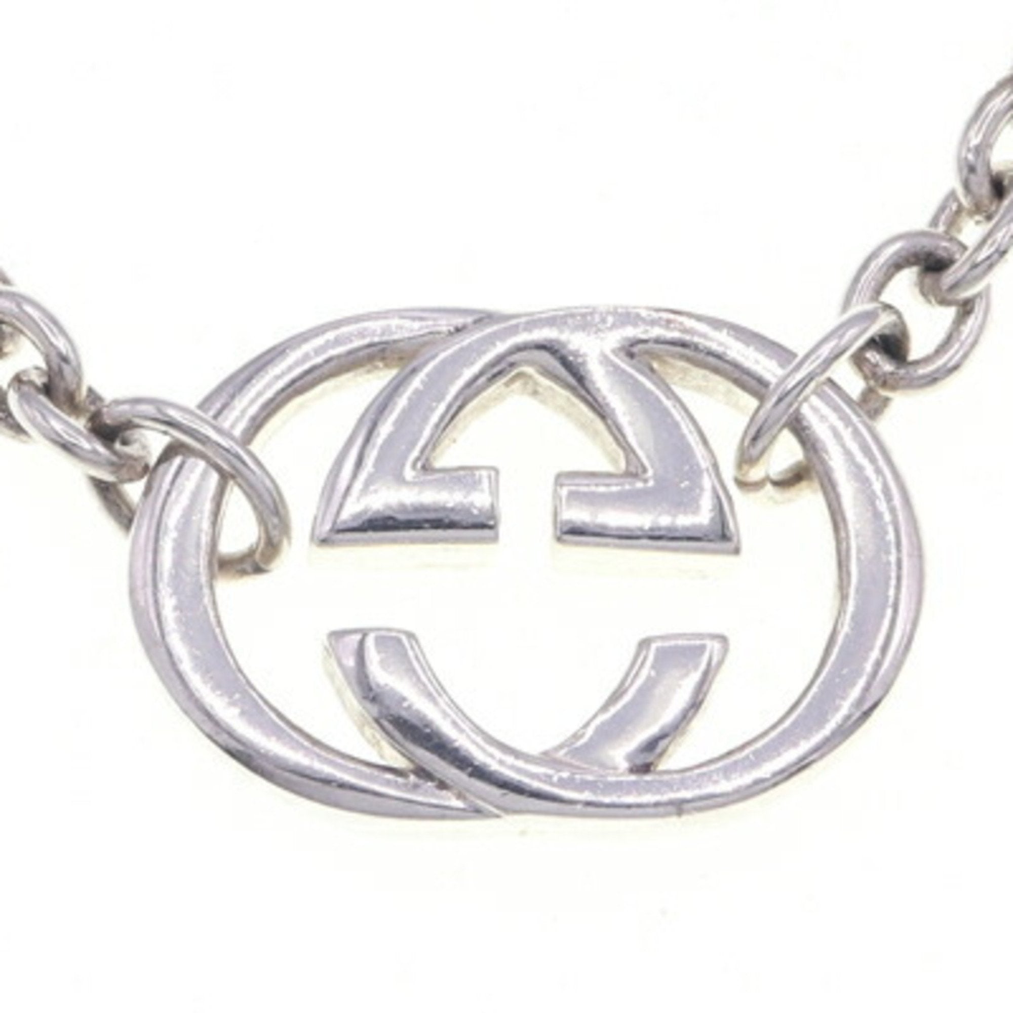 Double G Pendant Necklace Sterling Silver