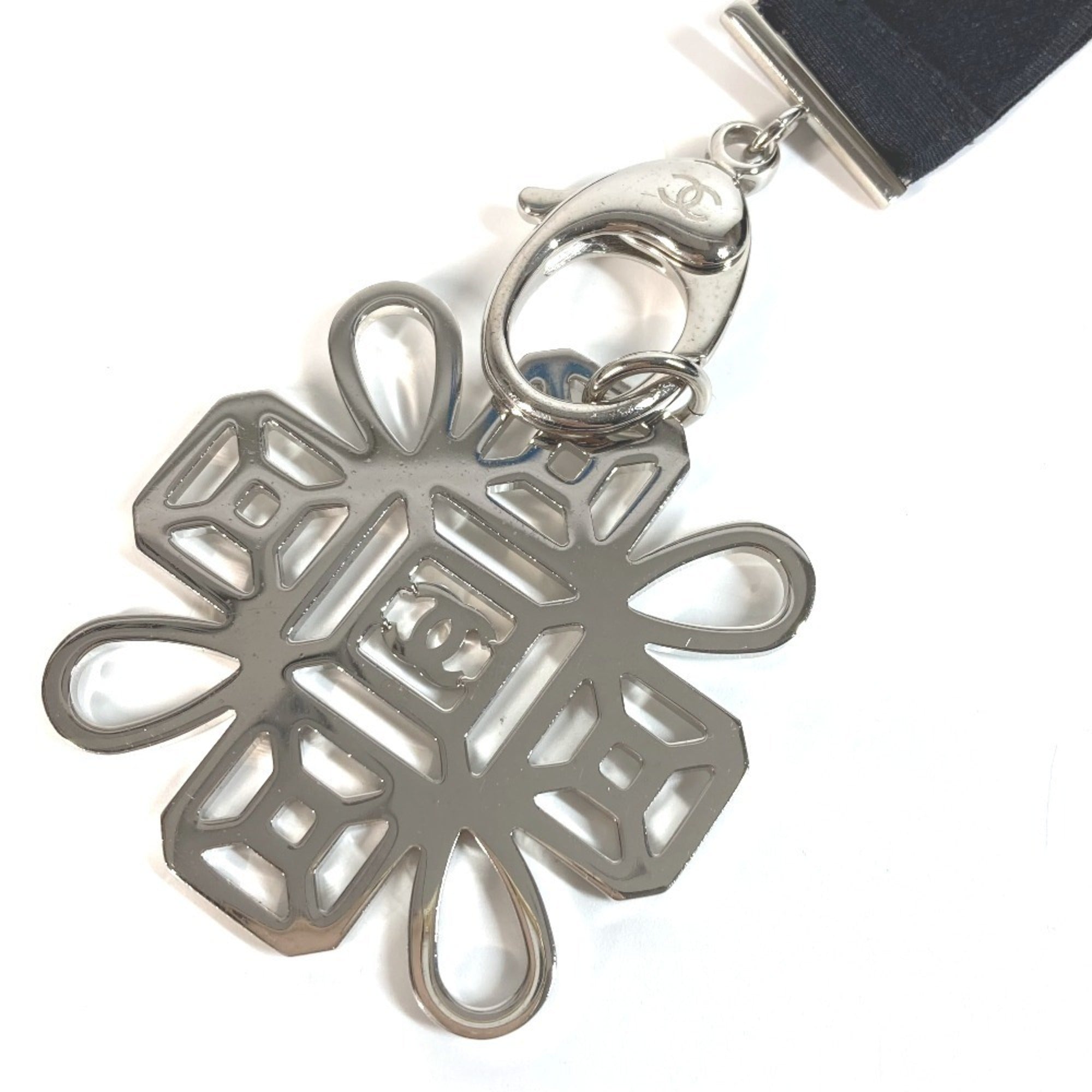 CC Logo Pendant Necklace Metal
