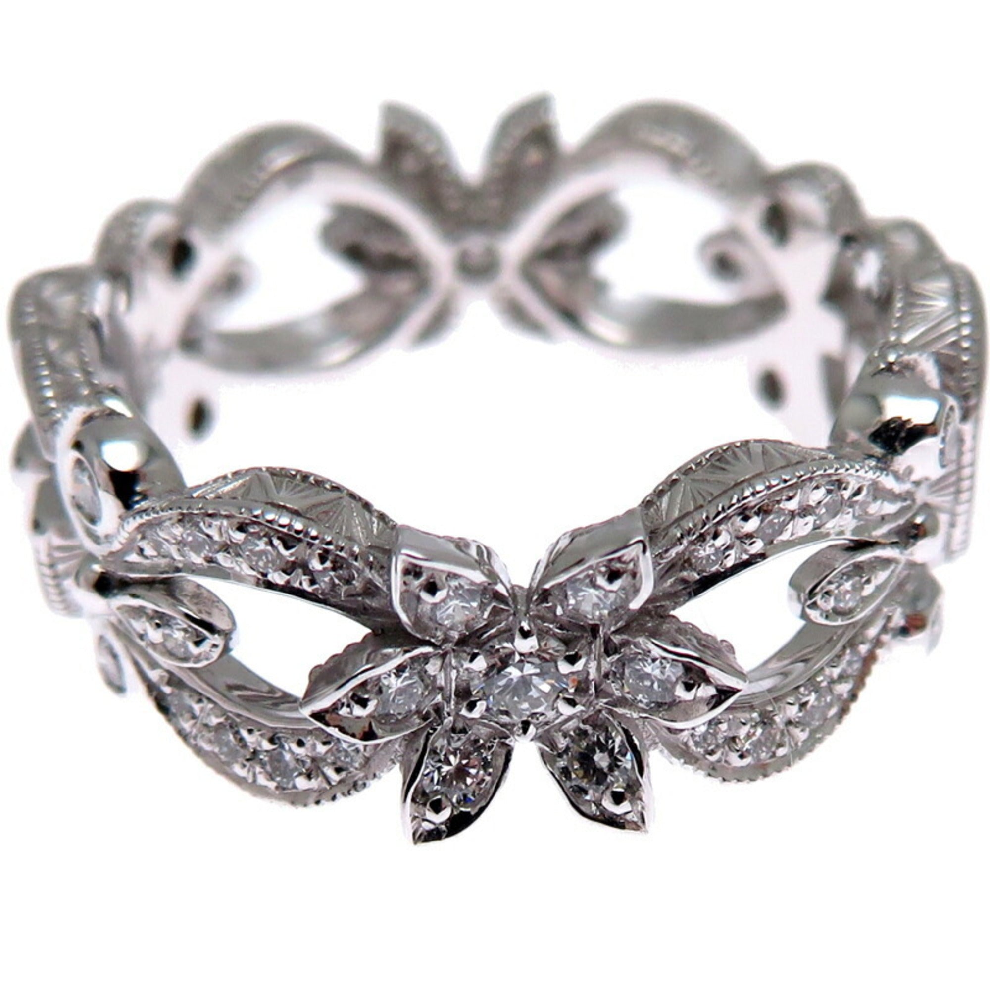 Ring 18K White Gold with Diamond