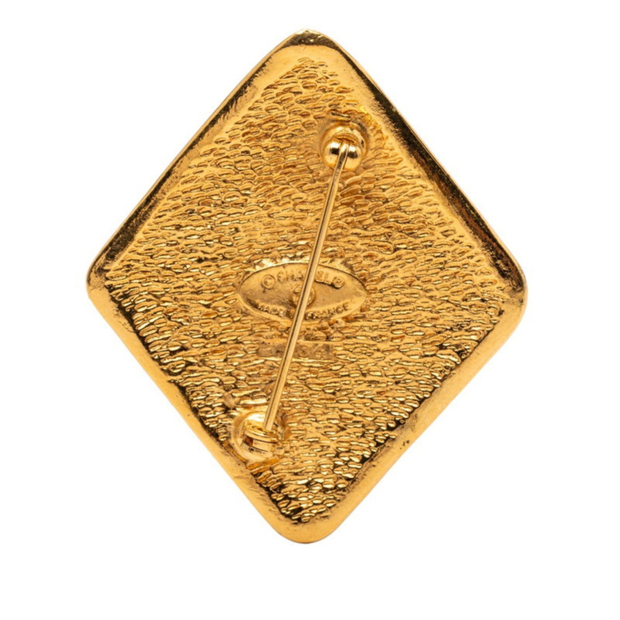 CC Logo Brooch Metal
