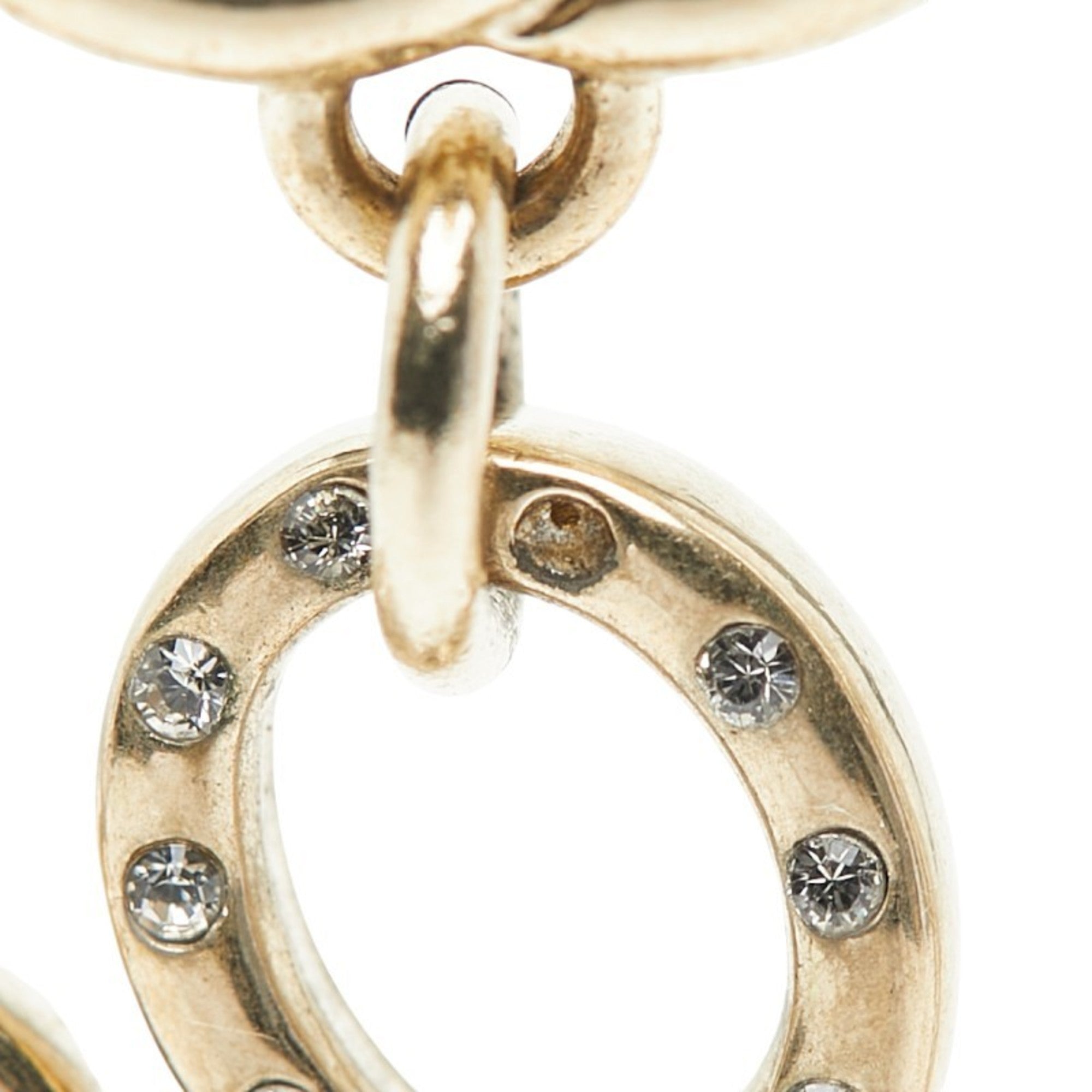 CC Logo Turnlock Earrings Metal Gold-Tone Metal