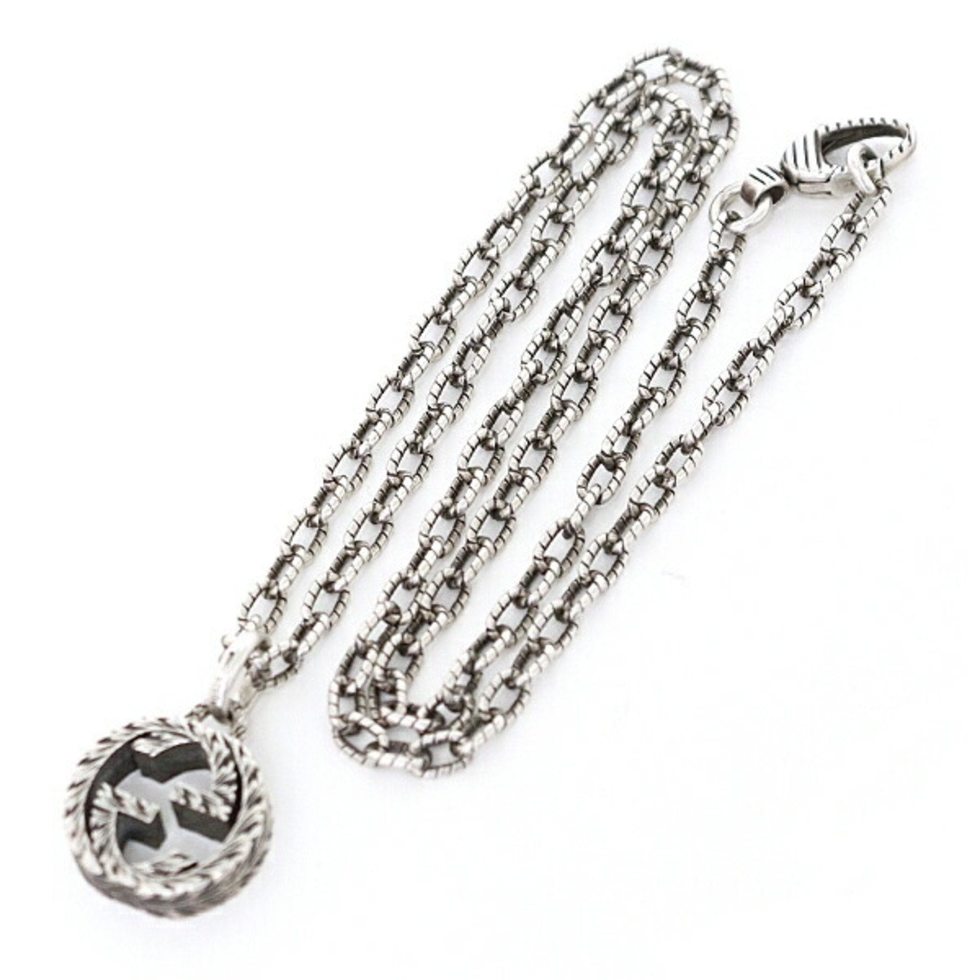 Interlocking Pendant Necklace Sterling Silver