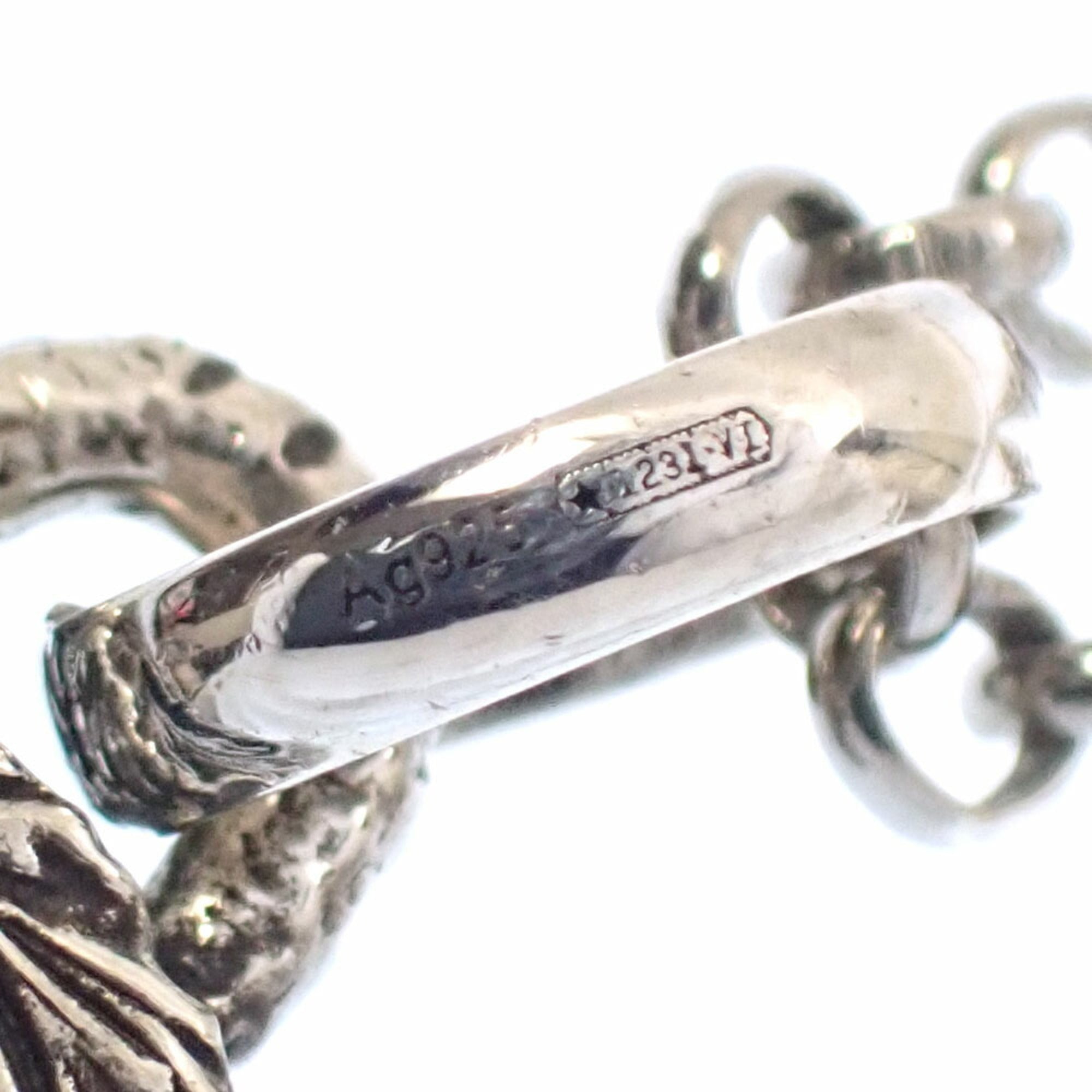 Interlocking G Pendant Necklace Sterling Silver