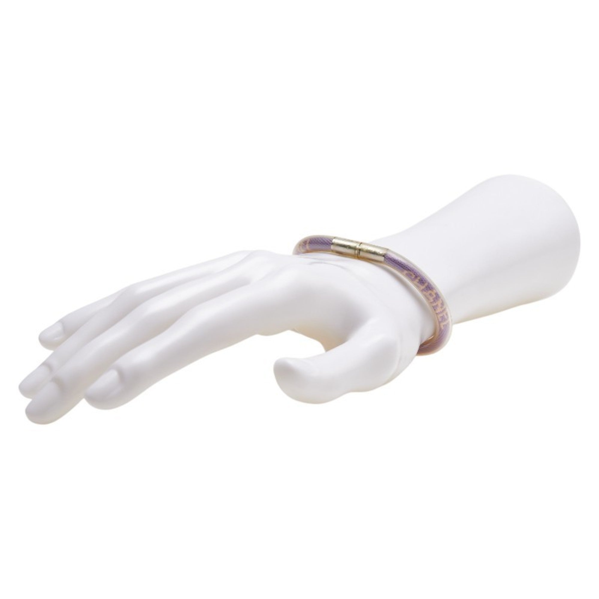 Bracelet Vinyl Clear and Purple