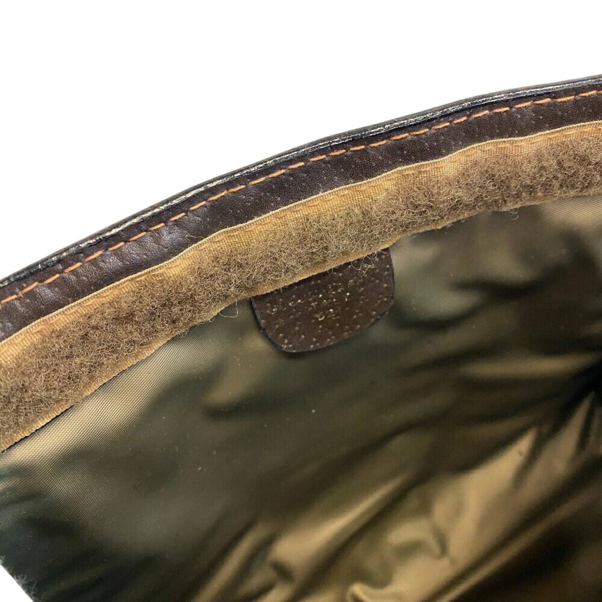 Vintage Web Crossbody Bag GG Coated Canvas Small