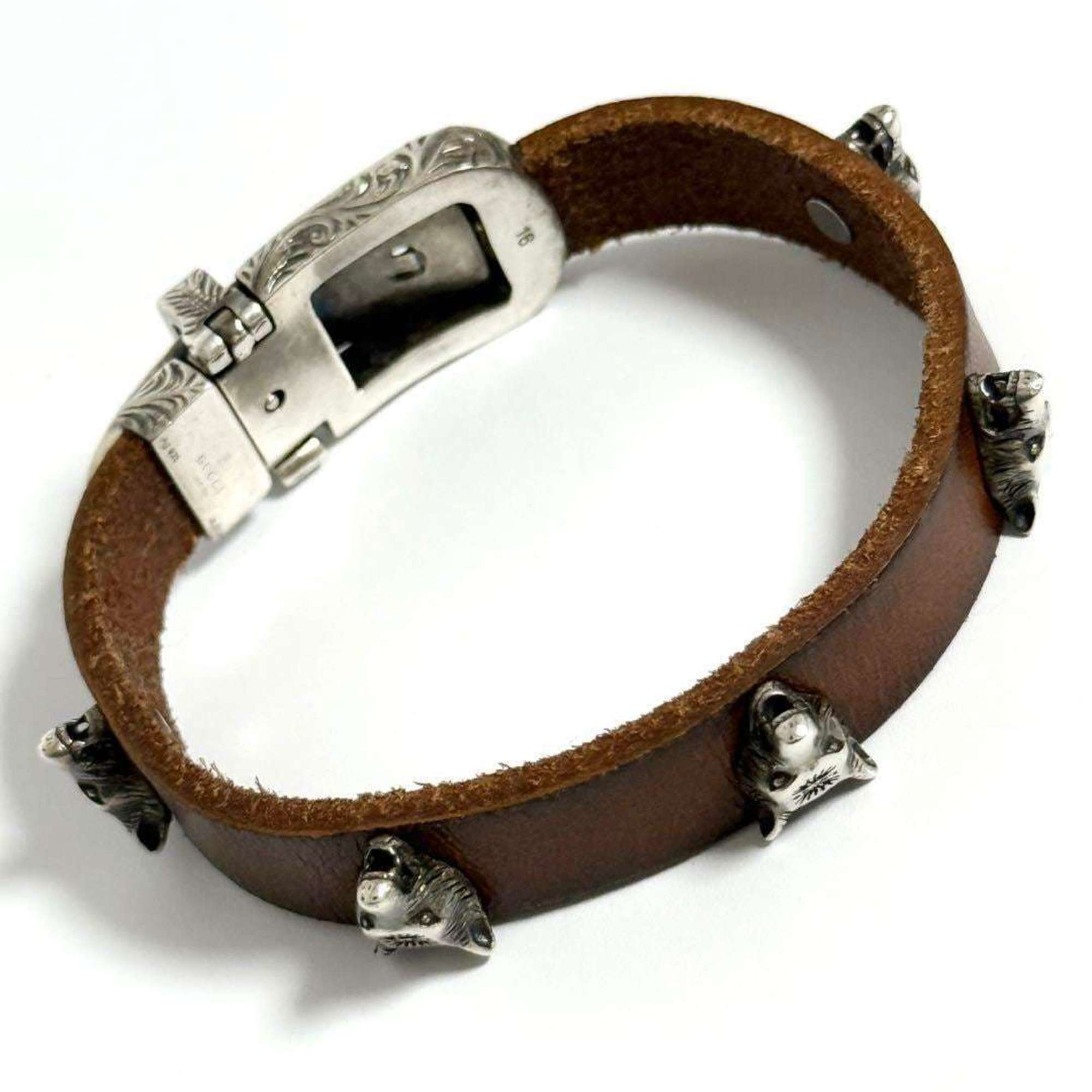 Bracelet Leather and Sterling Silver