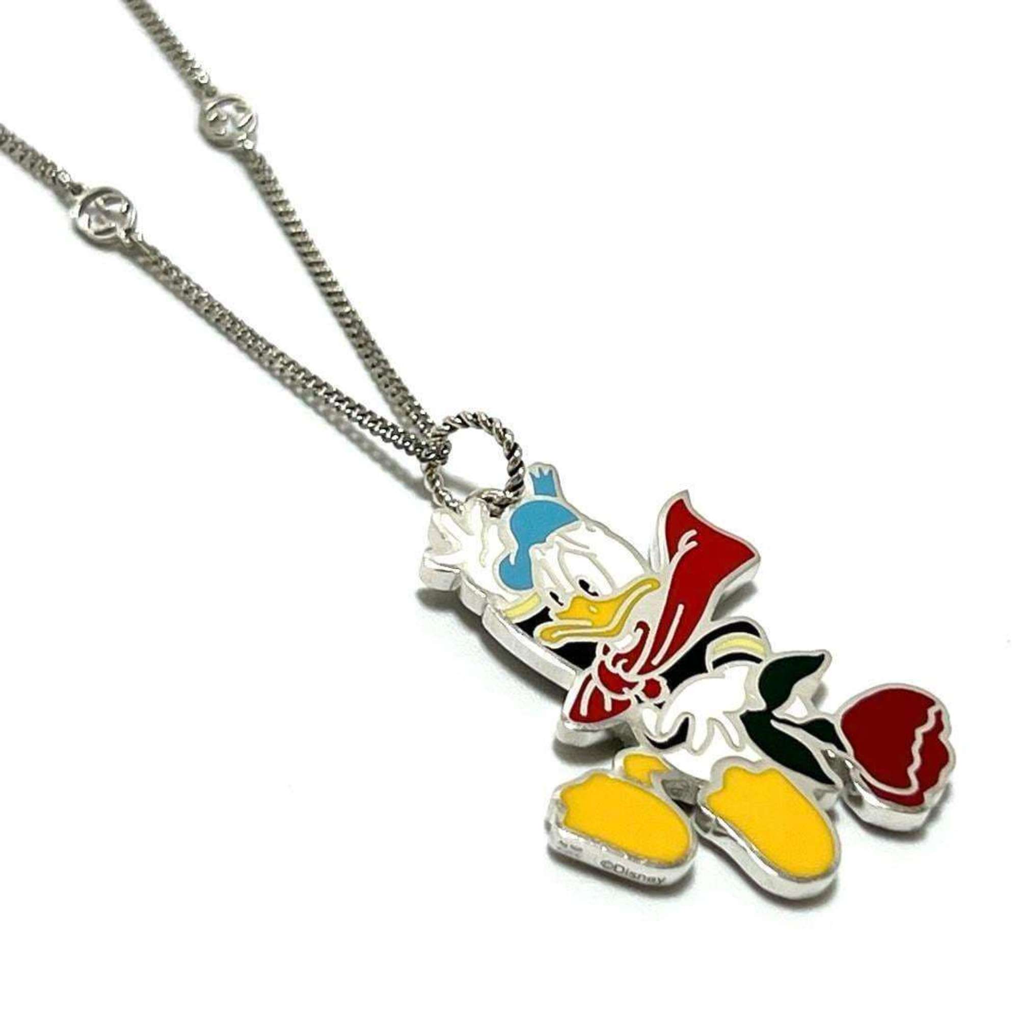 Donald Interlocking Pendant Necklace Sterling Silver