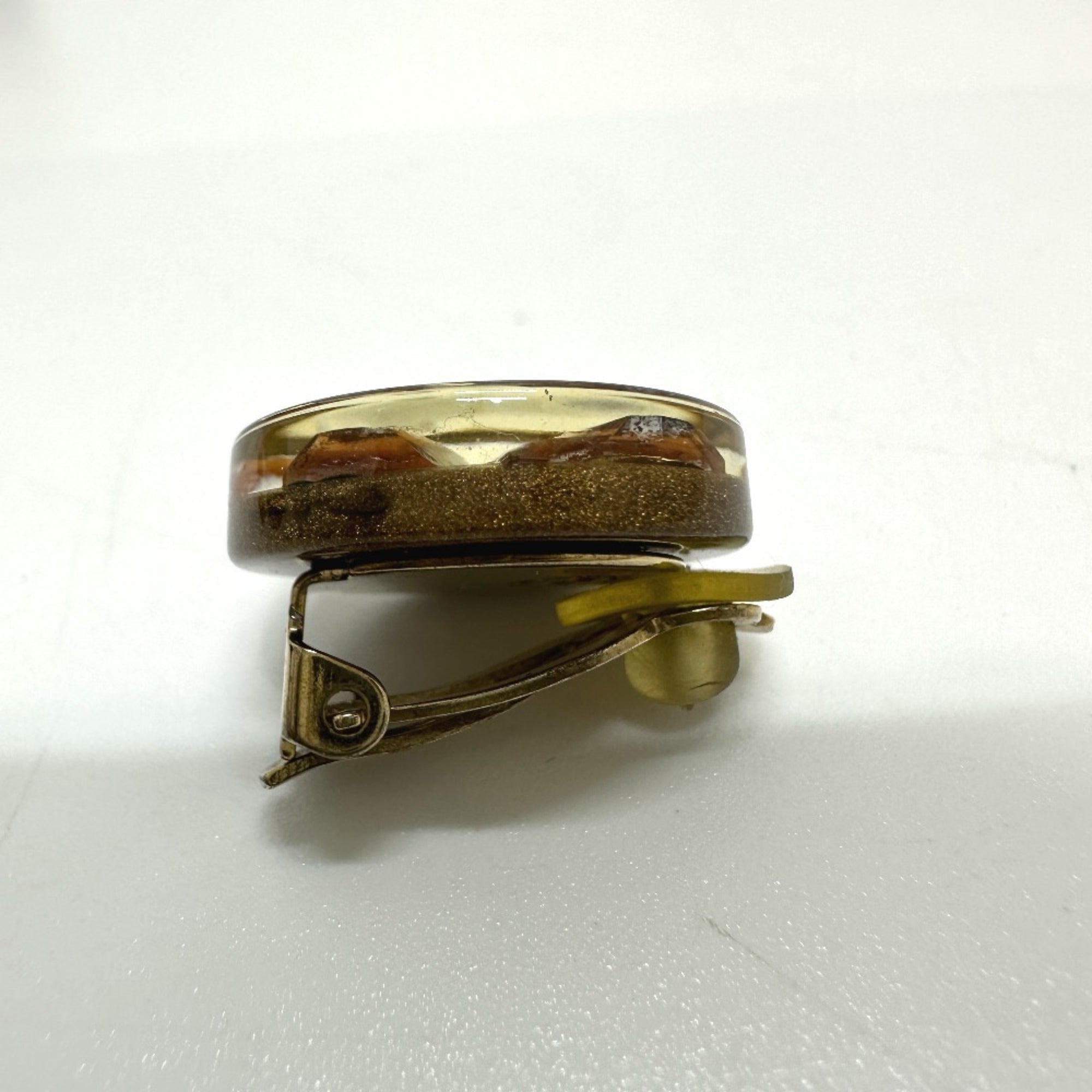 Clip-On Earrings Clip-On Gold-Tone Metal