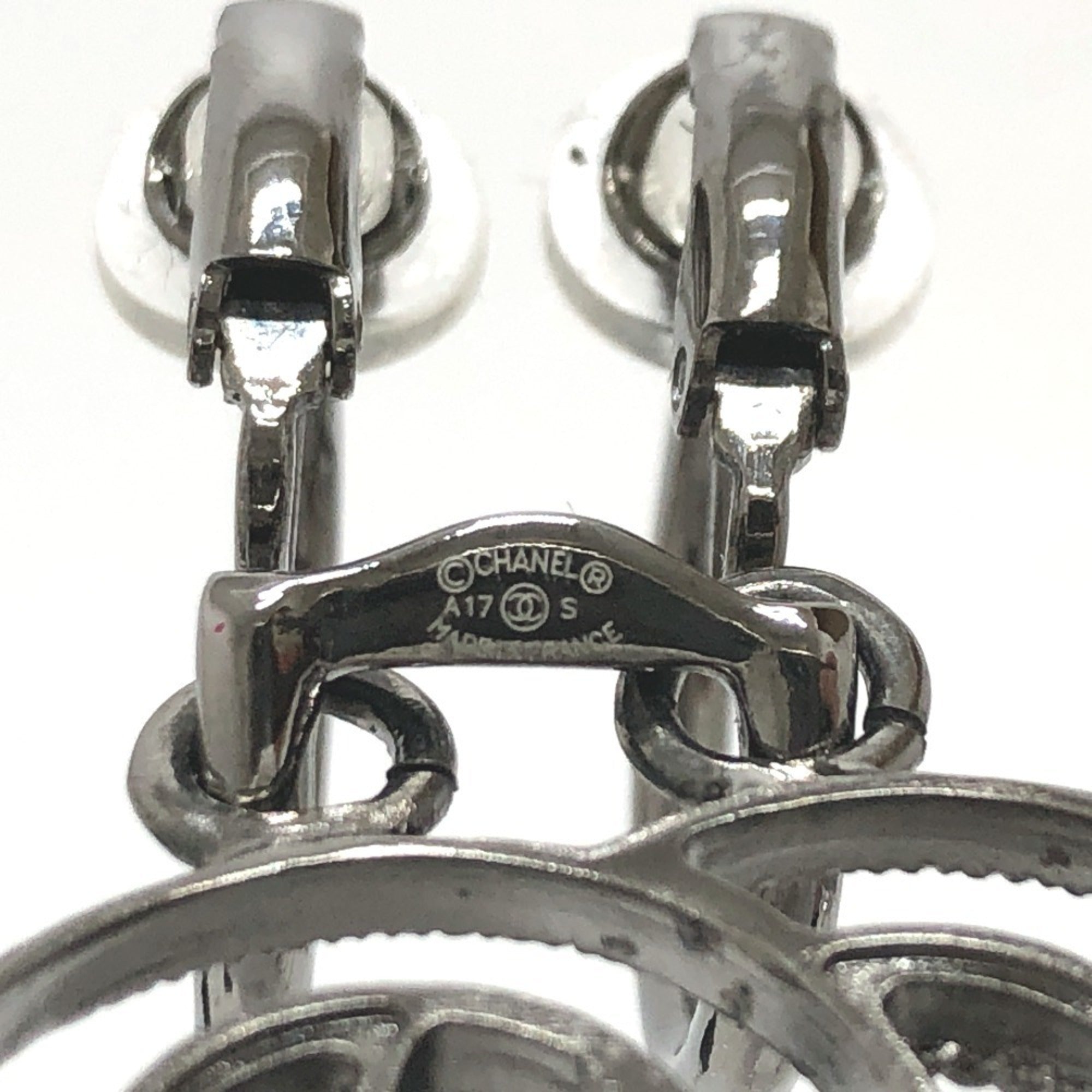 CC Logo Clip-On Earrings Metal
